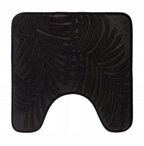 BATHROOM RUG 2 EL. FLORIDA BLACK GALICIA Brand Alsea