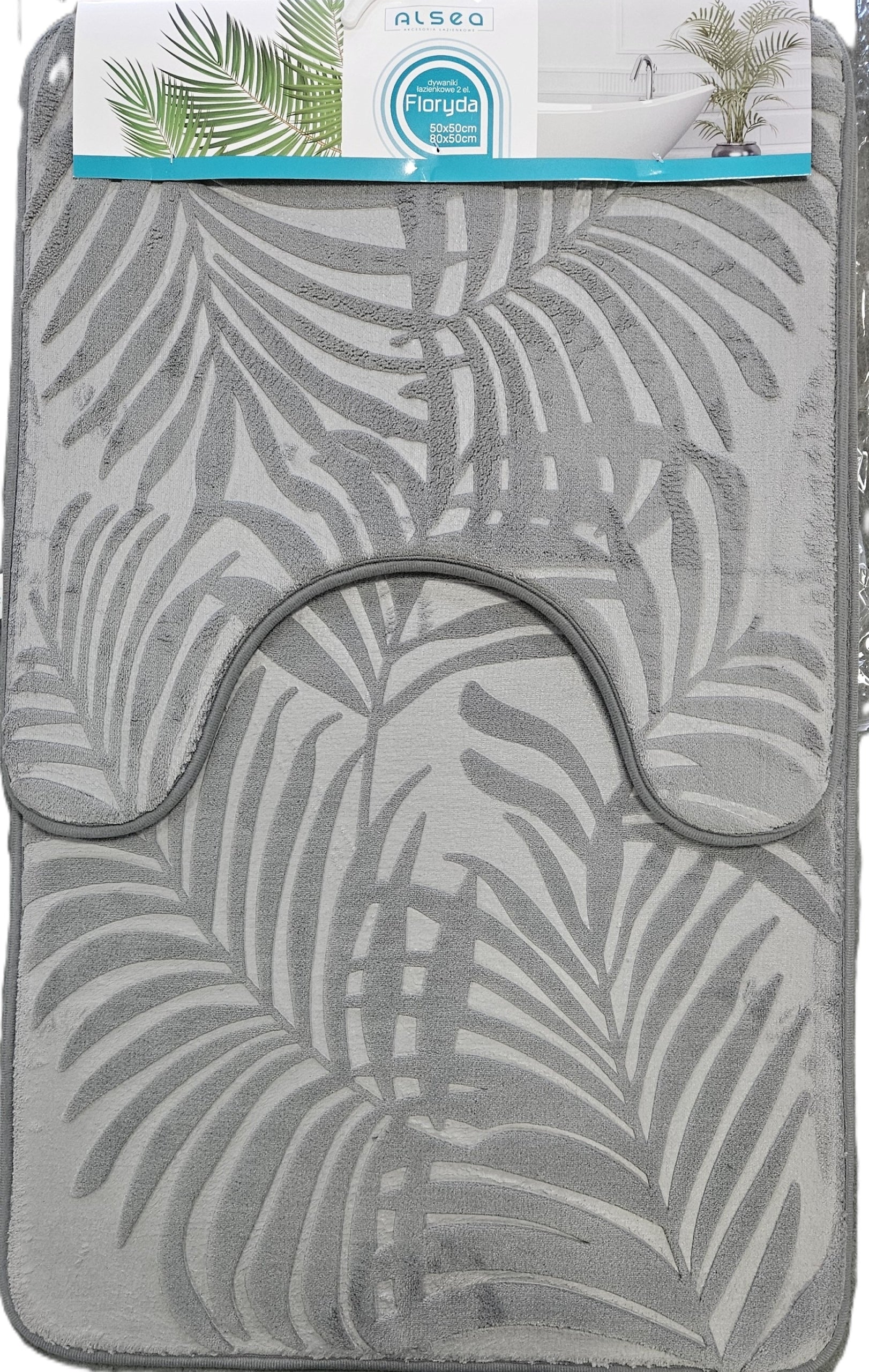 BATHROOM RUG 2 EL. FLORIDA GREY GALICIA
