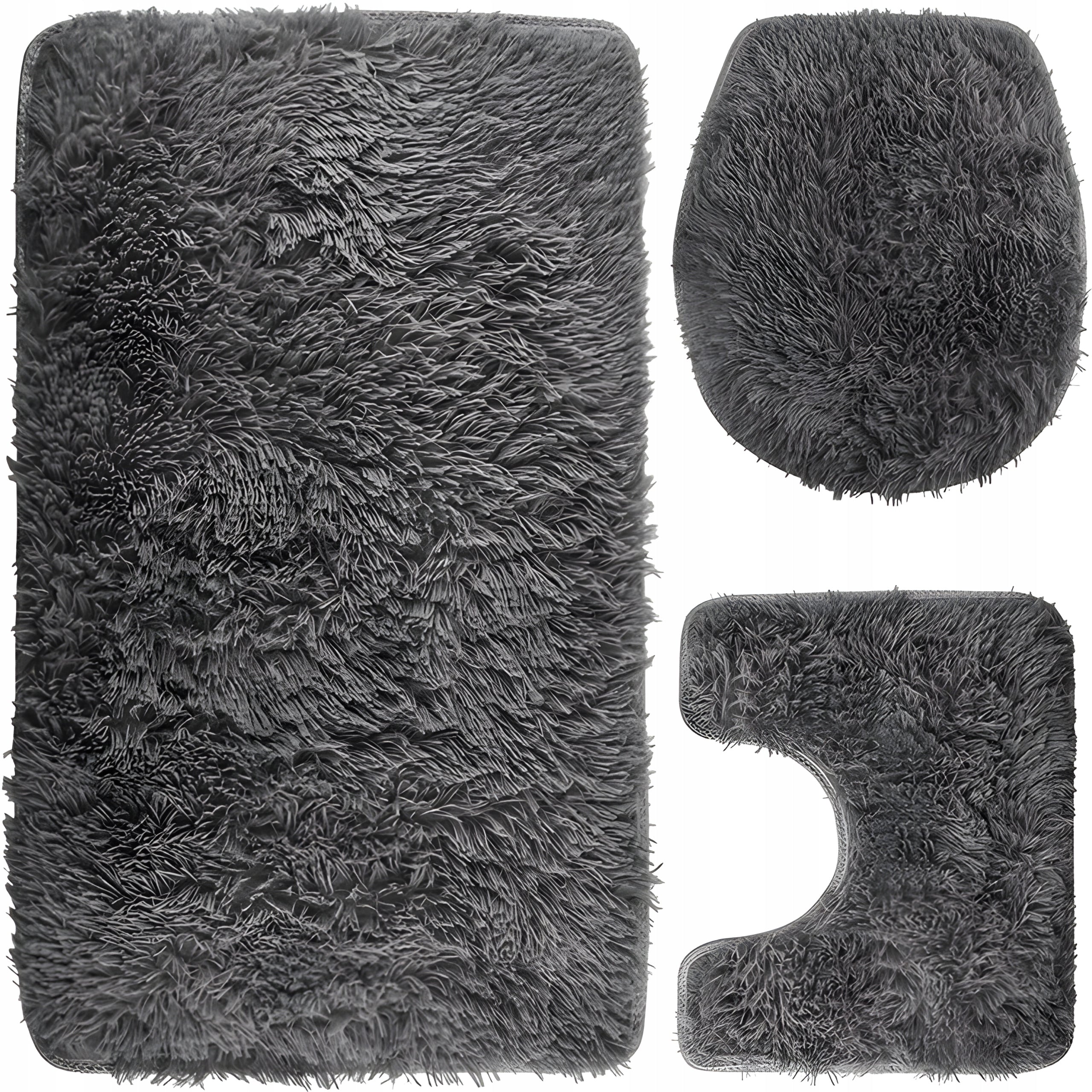 BATHROOM RUG 3in1 SOFT QUICK DRYING SET Manufacturer code POD TOALETĘ DO ŁAZIENKI NA DESKĘ SEDESOWĄ 2