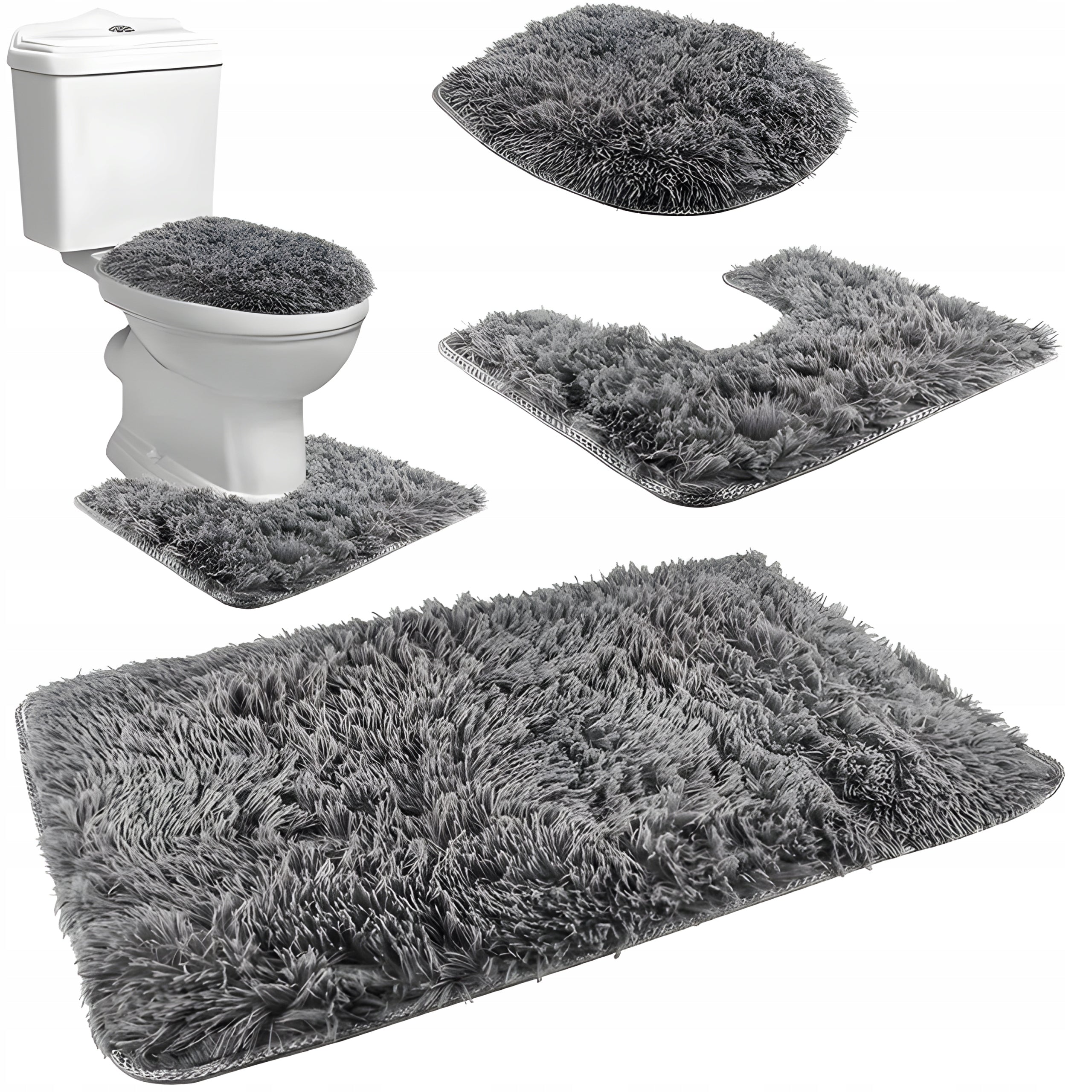 BATHROOM RUG 3in1 SOFT QUICK DRYING SET