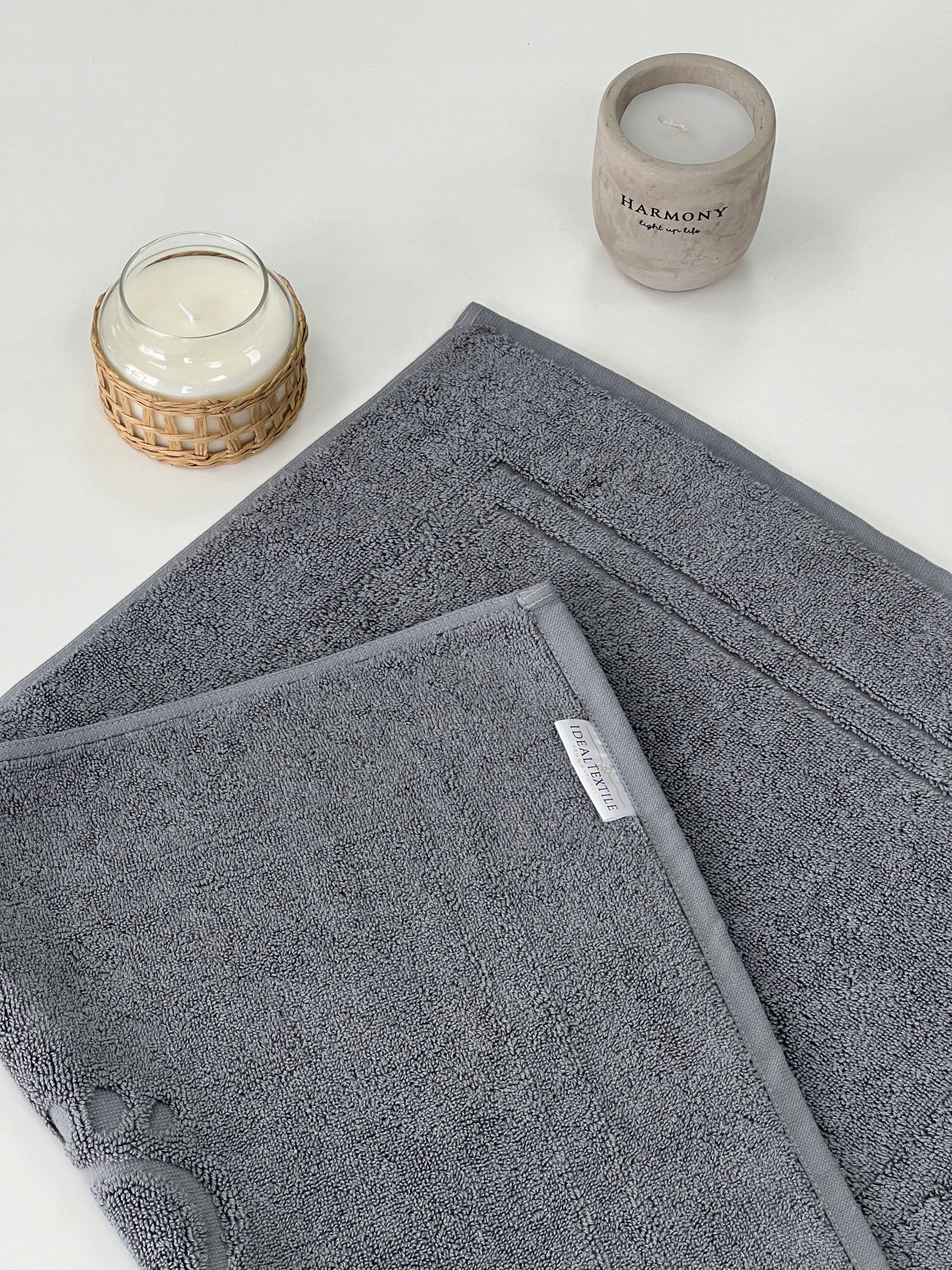 BATHROOM RUG ABSORBENT GREY THICK FOOT BATHROOM MAT 50x70 cm Manufacturer code 478