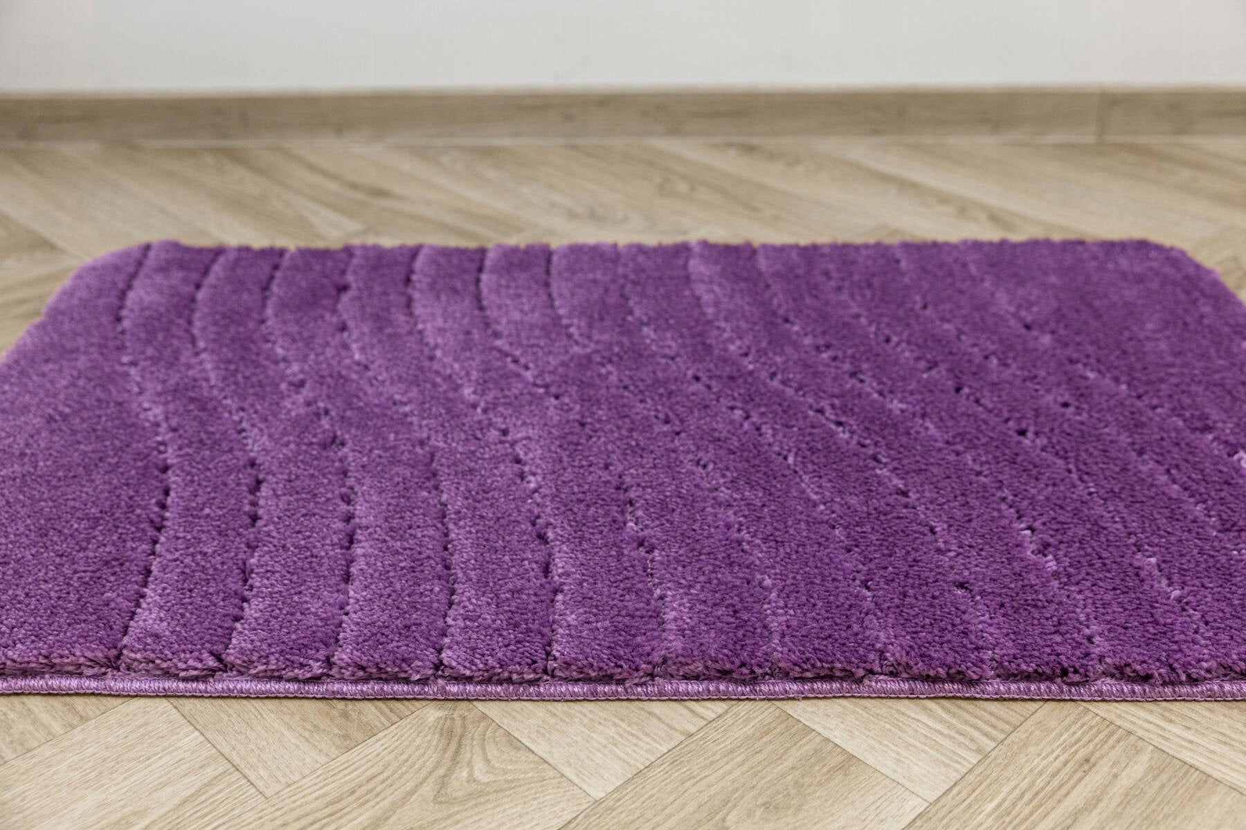 BATHROOM RUG ANTI-SLIP PURPLE FOR TOILET MAT SARA 50x60 cm Brand Akcila