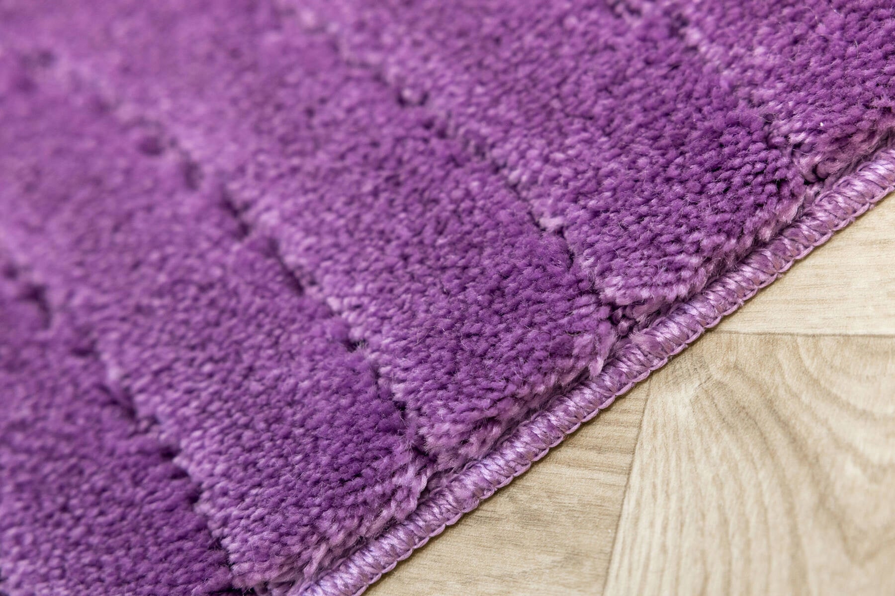 BATHROOM RUG ANTI-SLIP PURPLE FOR TOILET MAT SARA 50x60 cm Color purple