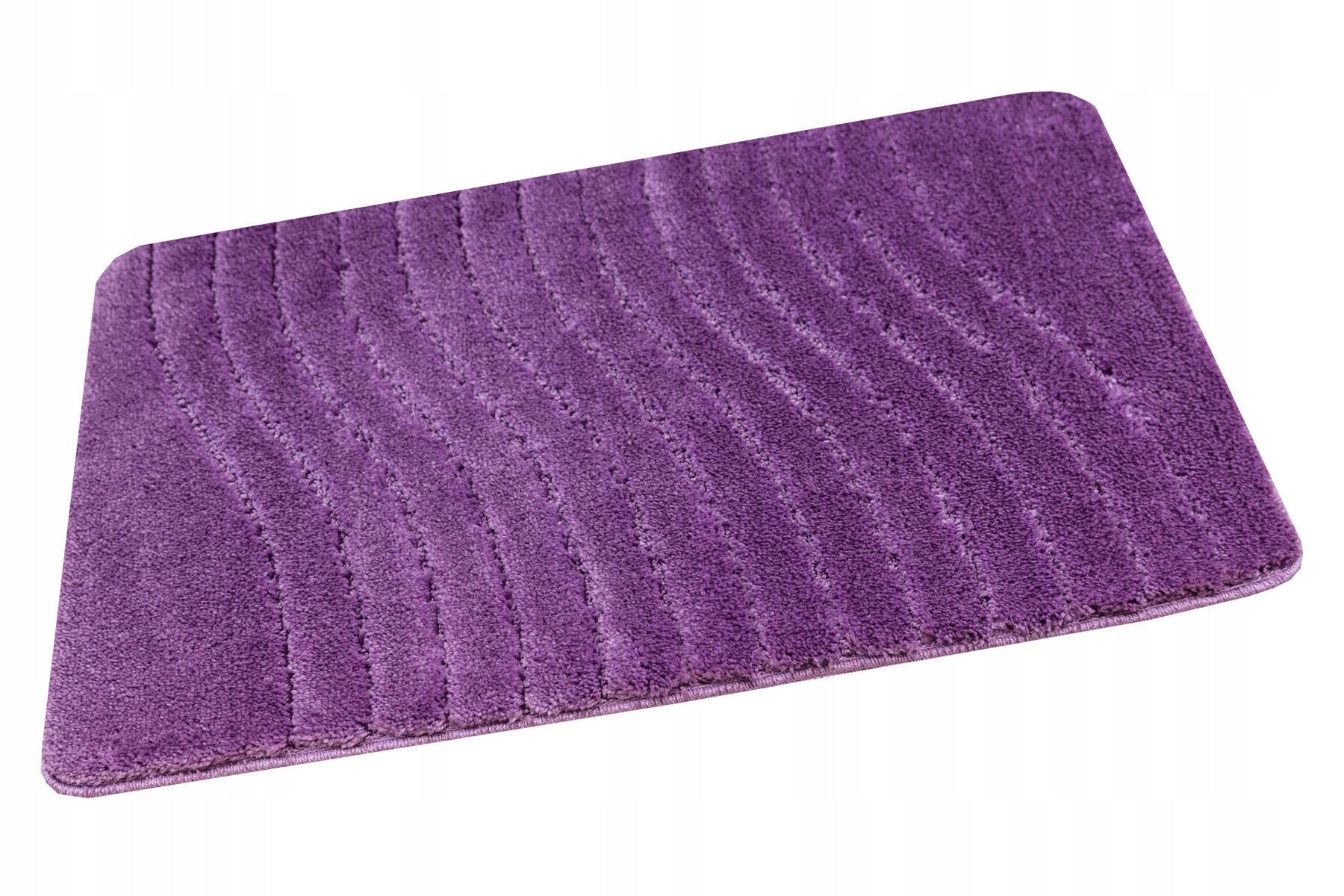 BATHROOM RUG ANTI-SLIP PURPLE FOR TOILET MAT SARA 50x60 cm Product width 50 cm