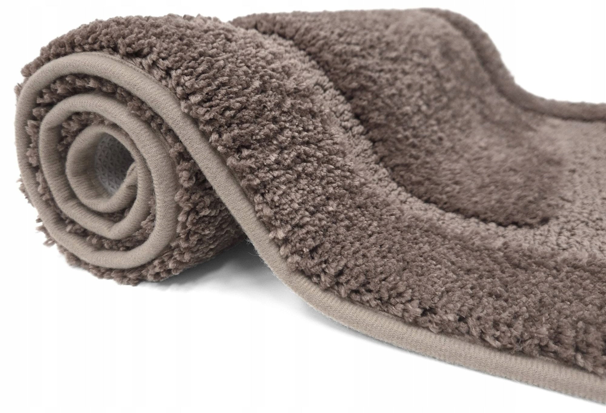 BATHROOM RUG BEIGE 50x80 SOFT RUBBERIZED THICK FOR BATHROOM TAUPE Product width 50 cm