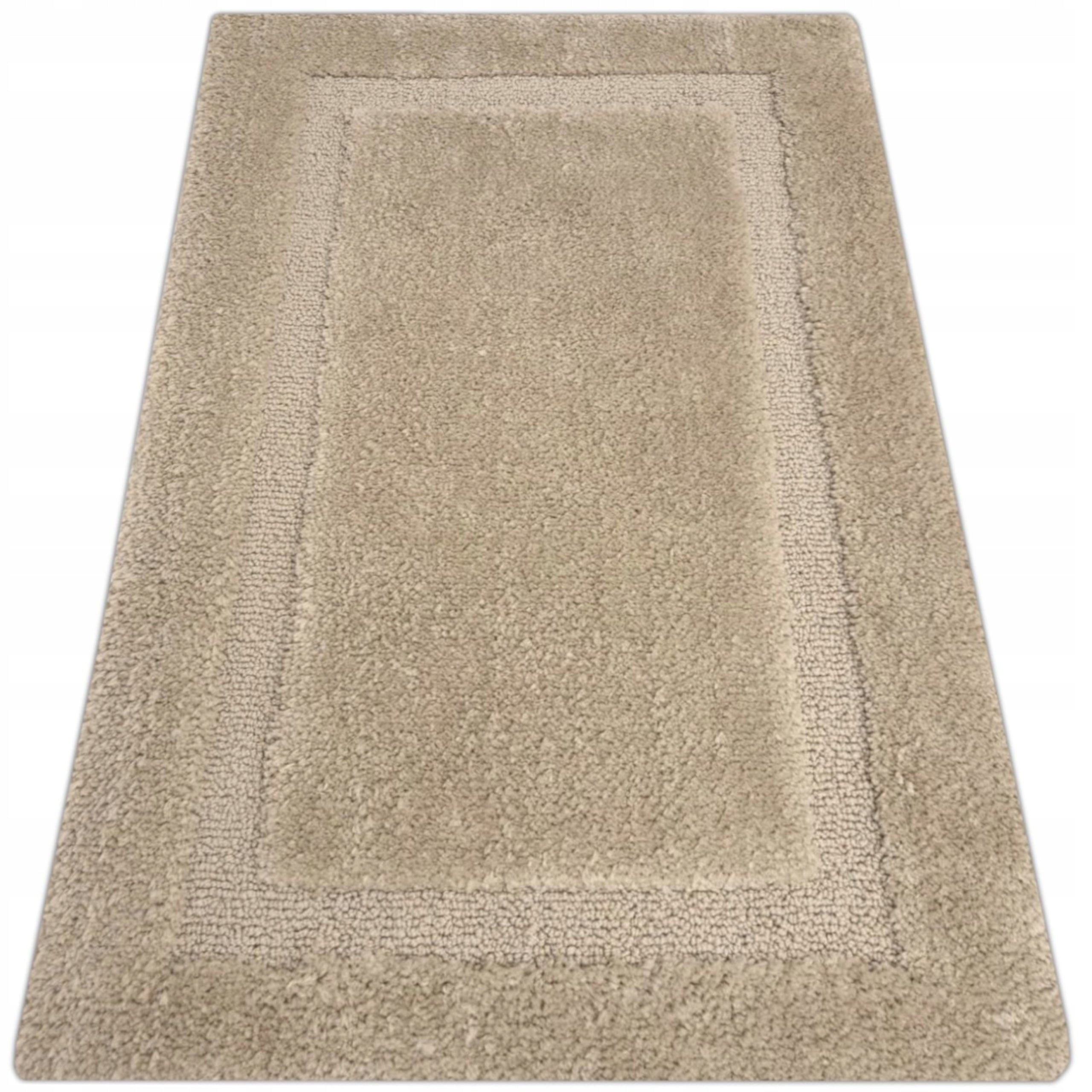 BATHROOM RUG BEIGE 50x80 THICK NON-SLIP SOFT MOCCA RUGS Manufacturer code OXIDE - DYWANIK SOFTLUX 50X80 MOCCA