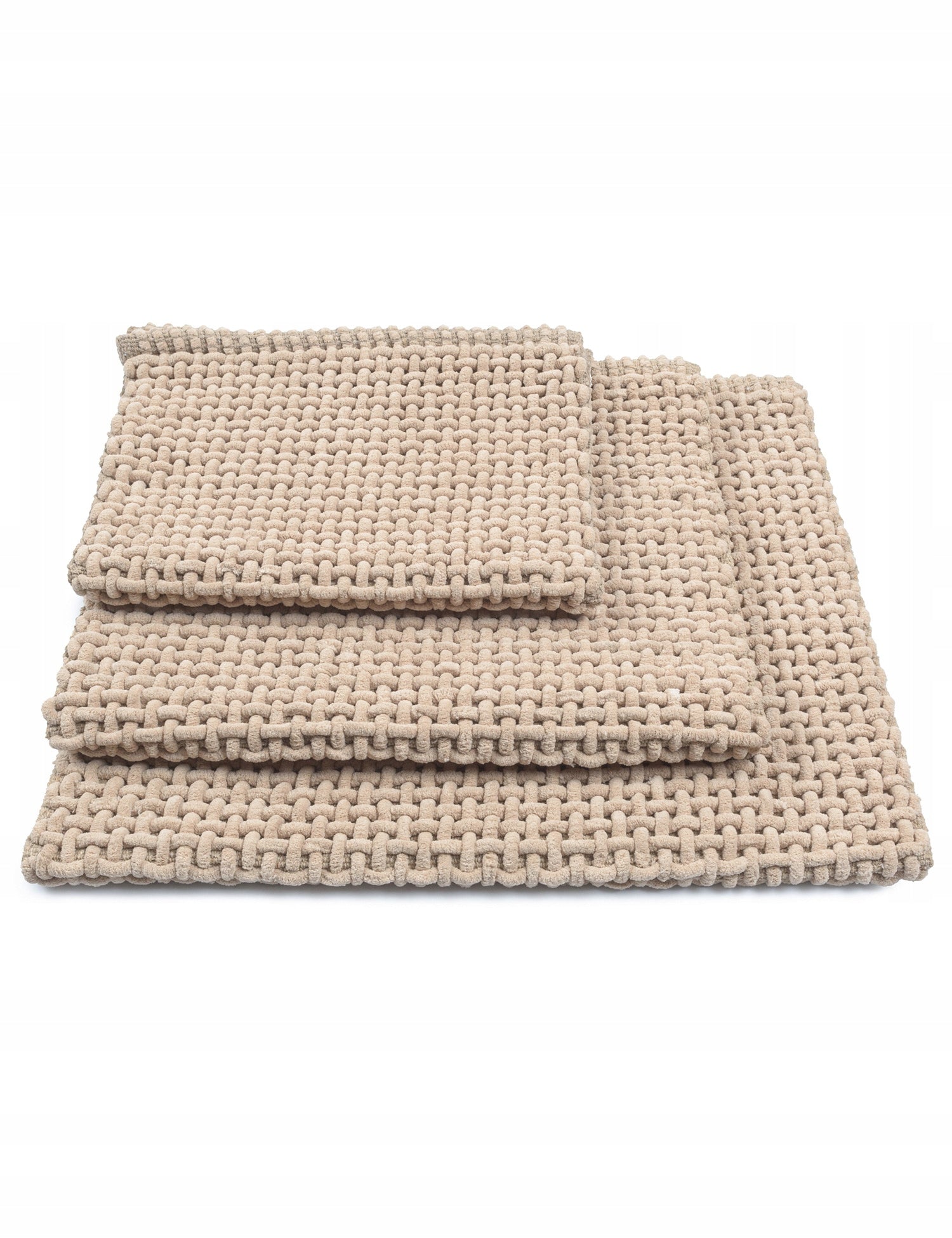 BATHROOM RUG BEIGE SOFT ABSORBENT NON-SLIP MODERN 40x60CM Manufacturer code 507391