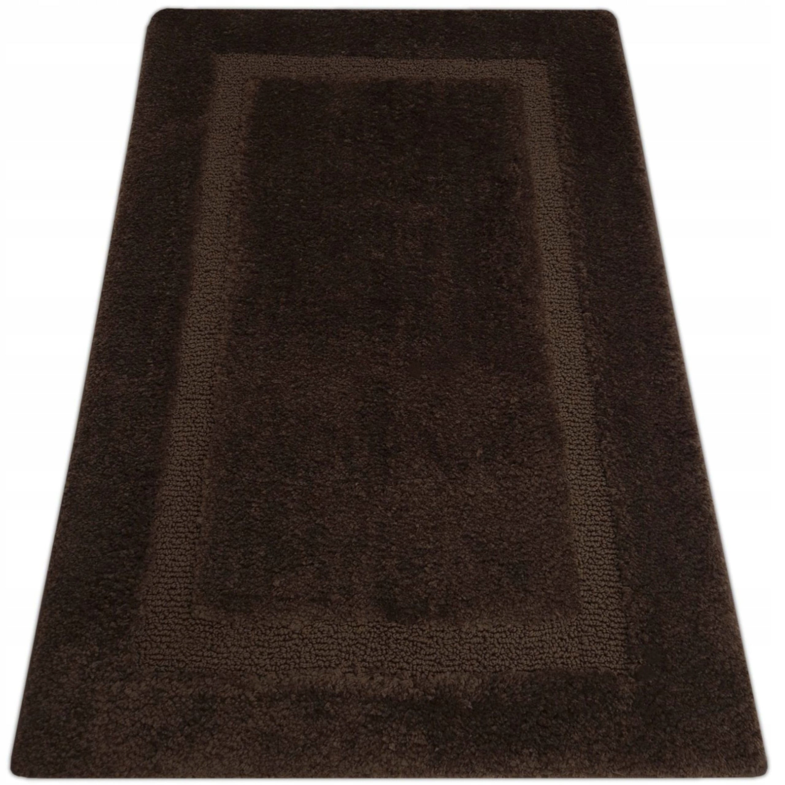 BATHROOM RUG BROWN 50x80 NON-SLIP FOR BATHROOM ABSORBENT BROWN Manufacturer code OXIDE - DYWANIK SOFTLUX 50X80 BRĄZOWY