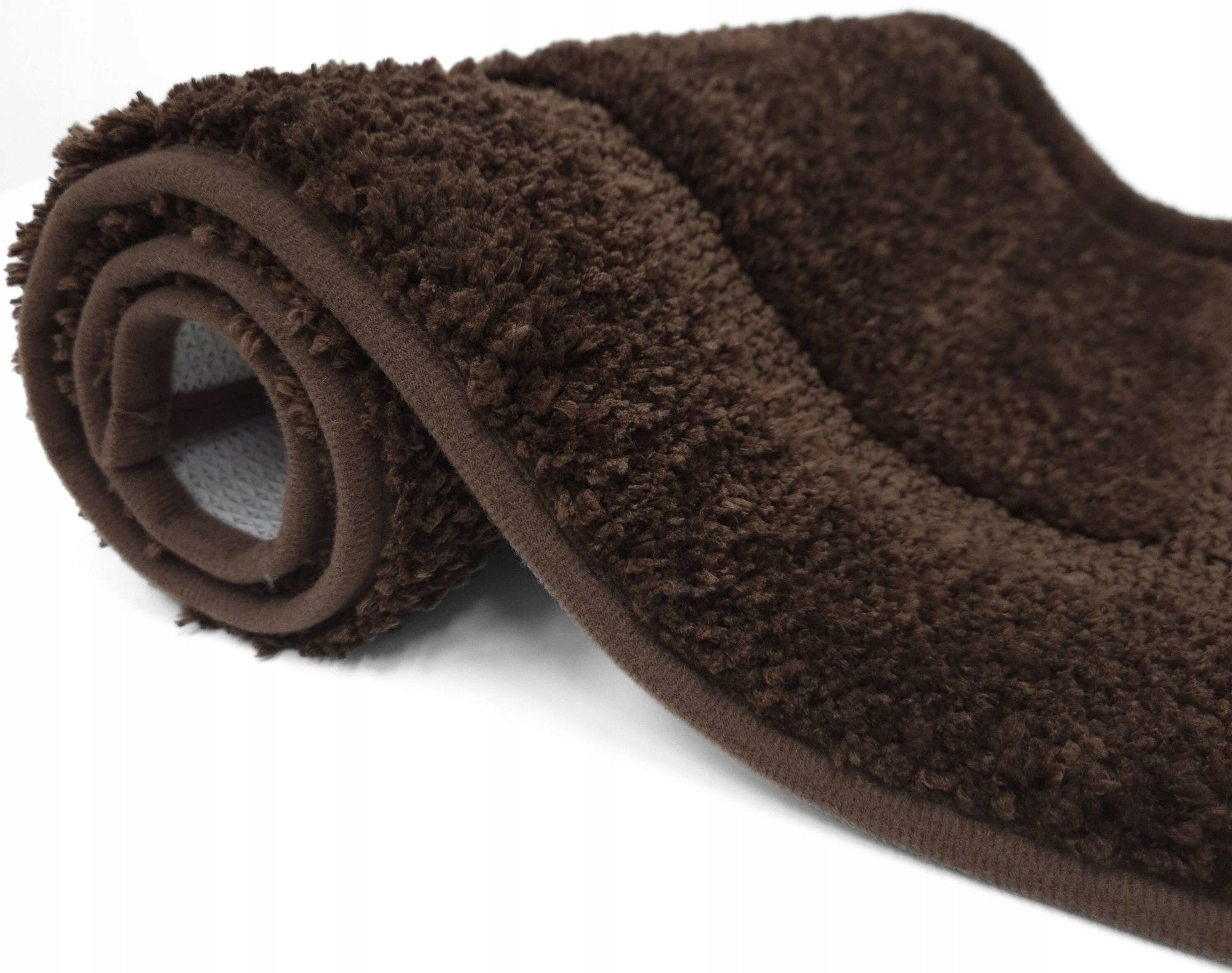 BATHROOM RUG BROWN 50x80 RUBBERIZED SOFT FOR BATHROOM BROWN Product width 50 cm