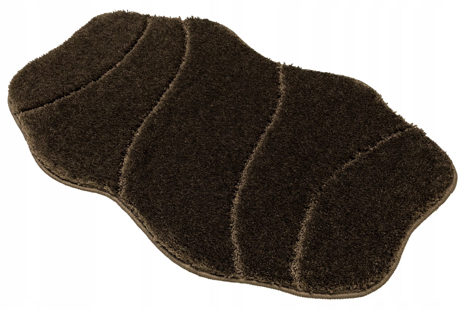 BATHROOM RUG BROWN SHAPE SOFT NON-SLIP DEVON 60x100 cm