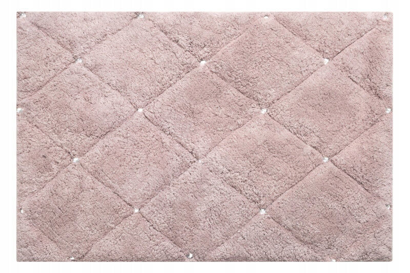 BATHROOM RUG CHIC2 GEOMETRIC PATTERN 50X70 DARK PINK