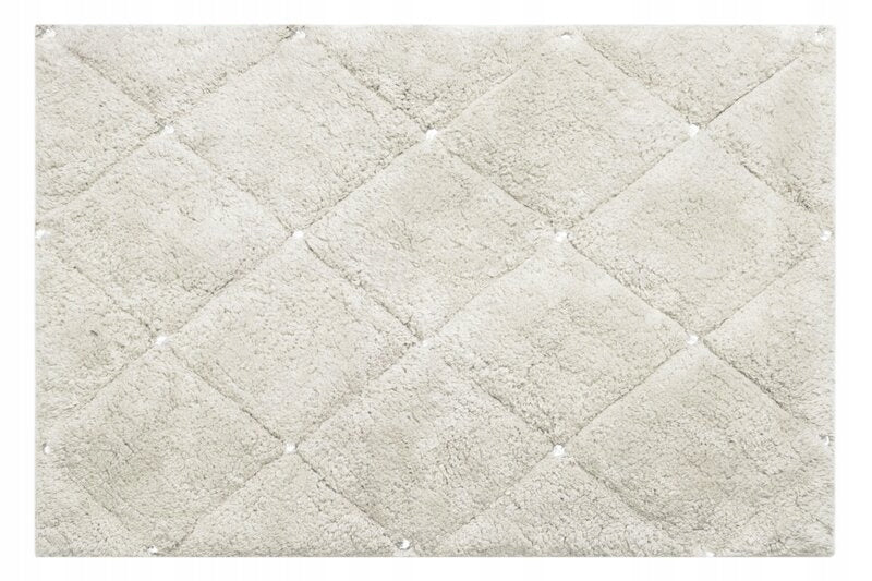 BATHROOM RUG CHIC2 GEOMETRIC PATTERN 60X90 CREAM