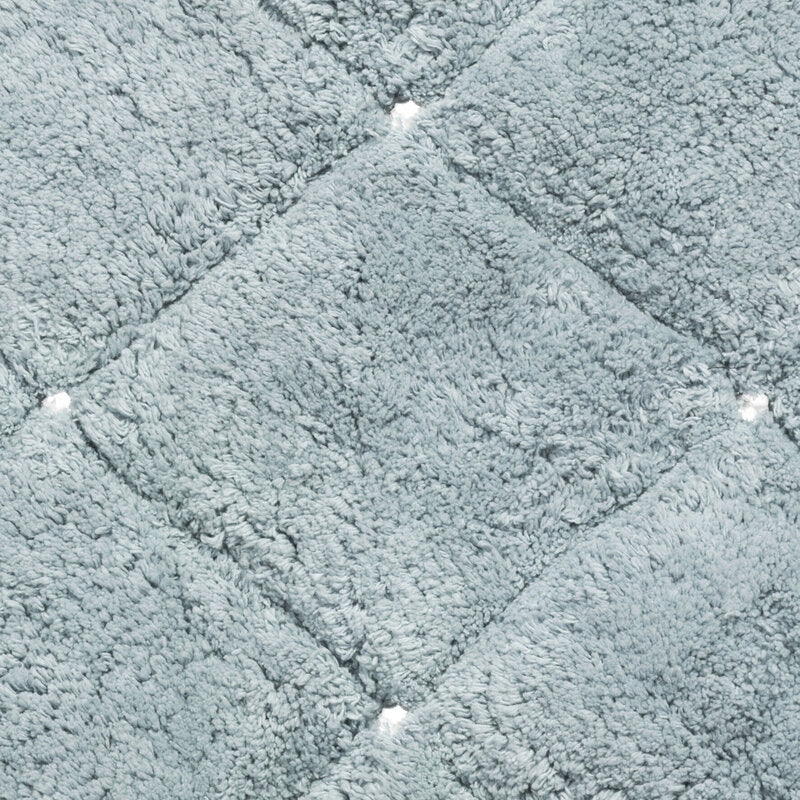 BATHROOM RUG CHIC2 GEOMETRIC PATTERN 60X90 SILVER Product width 60 cm