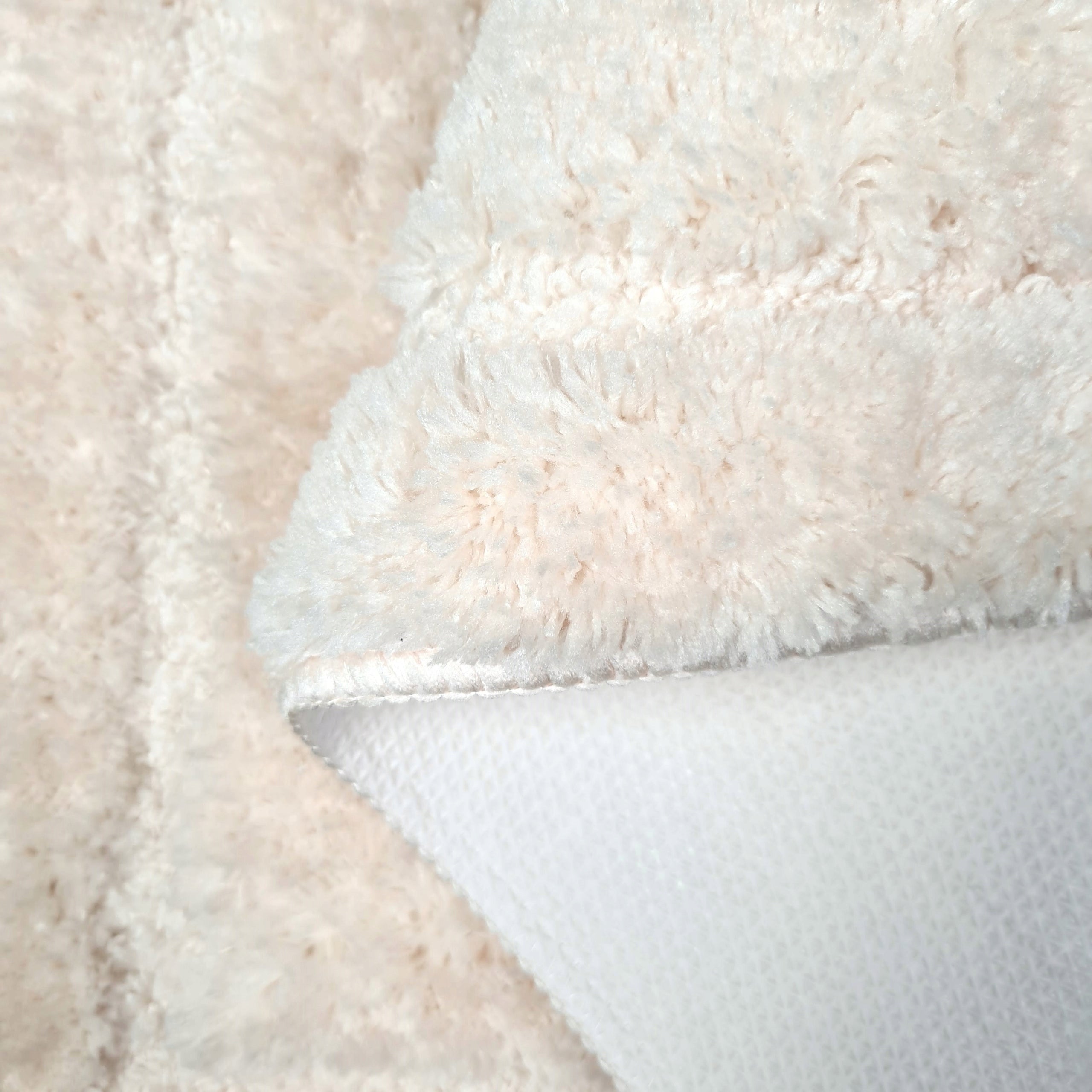 BATHROOM RUG CREAM BATHROOM RUGS SOFT NON-SLIP 50x80 Length 80 cm