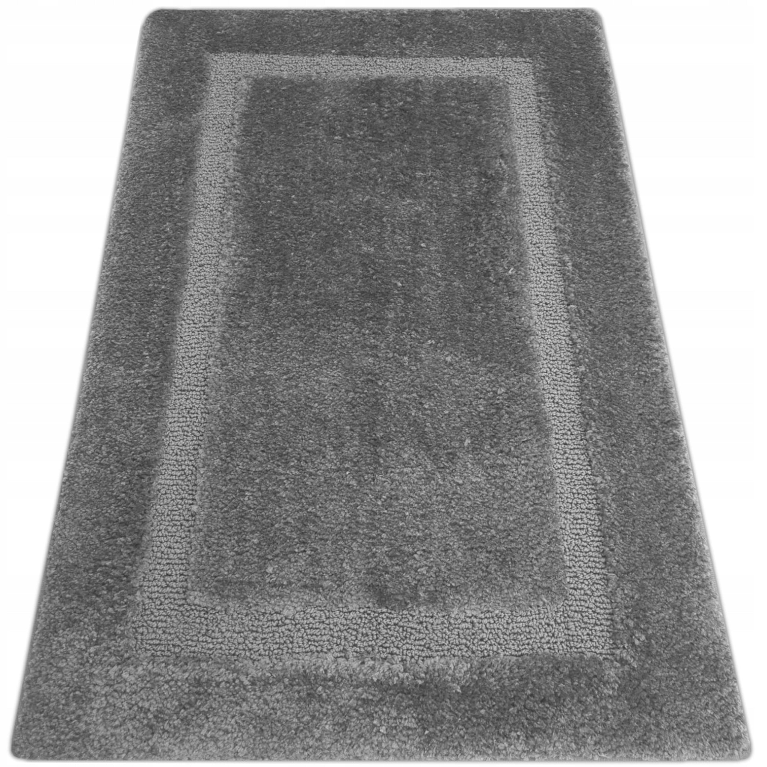 BATHROOM RUG GREY FOR BATHROOM 50x80 NON-SLIP THICK SOFT GREY Manufacturer code OXIDE - DYWANIK SOFTLUX 50X80 SZARY