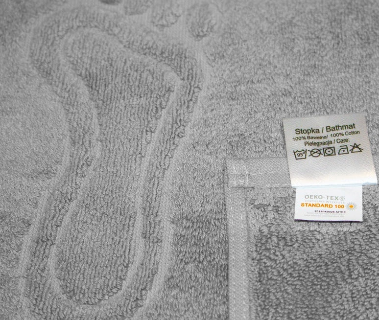 BATHROOM RUG HORECA FOOT 50X70 400G GREY Length 70 cm