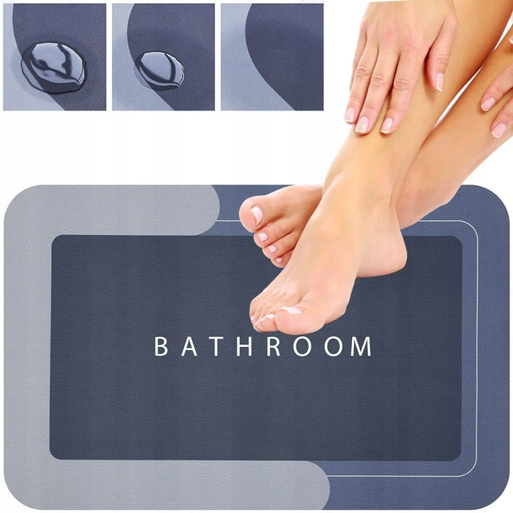 BATHROOM RUG NON-SLIP BATHROOM MAT QUICK-DRYING 60x40 cm