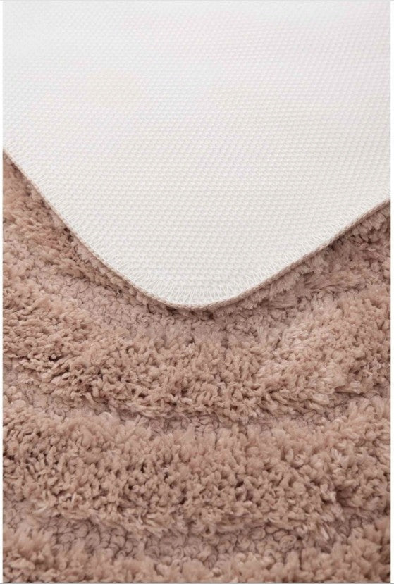 BATHROOM RUG NON-SLIP BATHROOM SOFT BEIGE 60X100 Manufacturer code 509227
