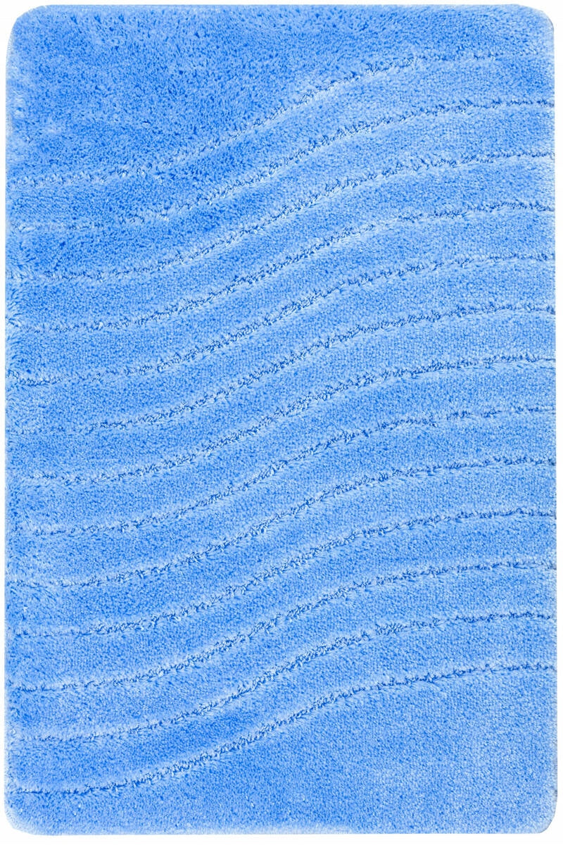 BATHROOM RUG NON-SLIP BLUE FOR WASHING MAT SARA 50x80 cm EAN (GTIN) 5905811391666