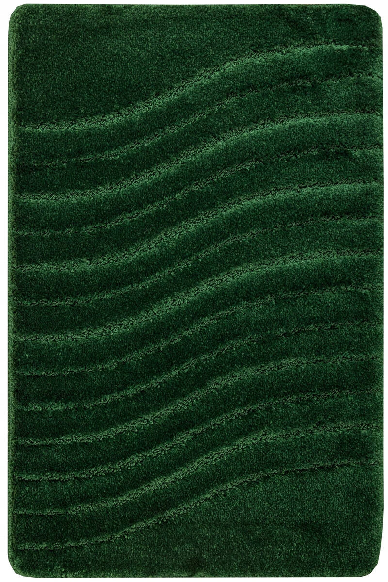 BATHROOM RUG NON-SLIP BOTTLE GREEN SOFT SARA 50x60 cm Length 60 cm