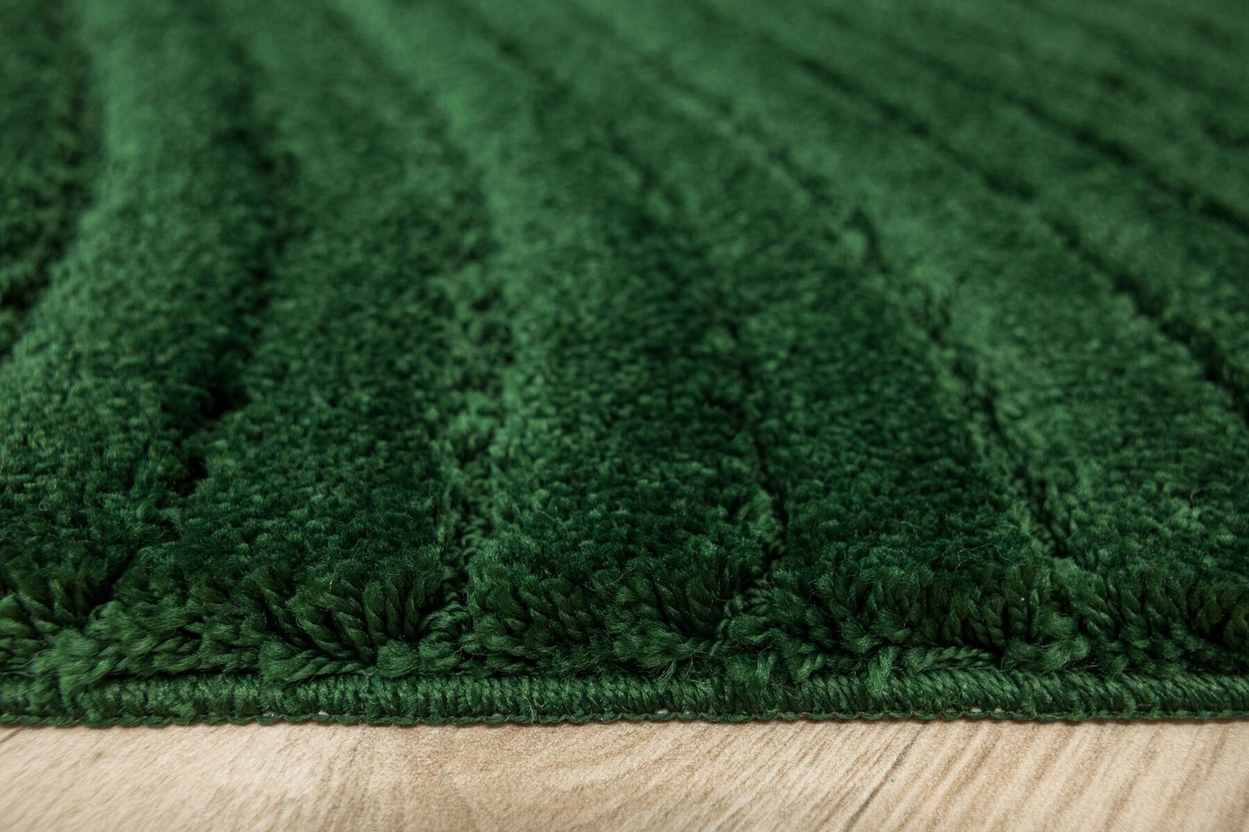 BATHROOM RUG NON-SLIP BOTTLE GREEN WAVES MAT SARA 60x100 cm Shape rectangle