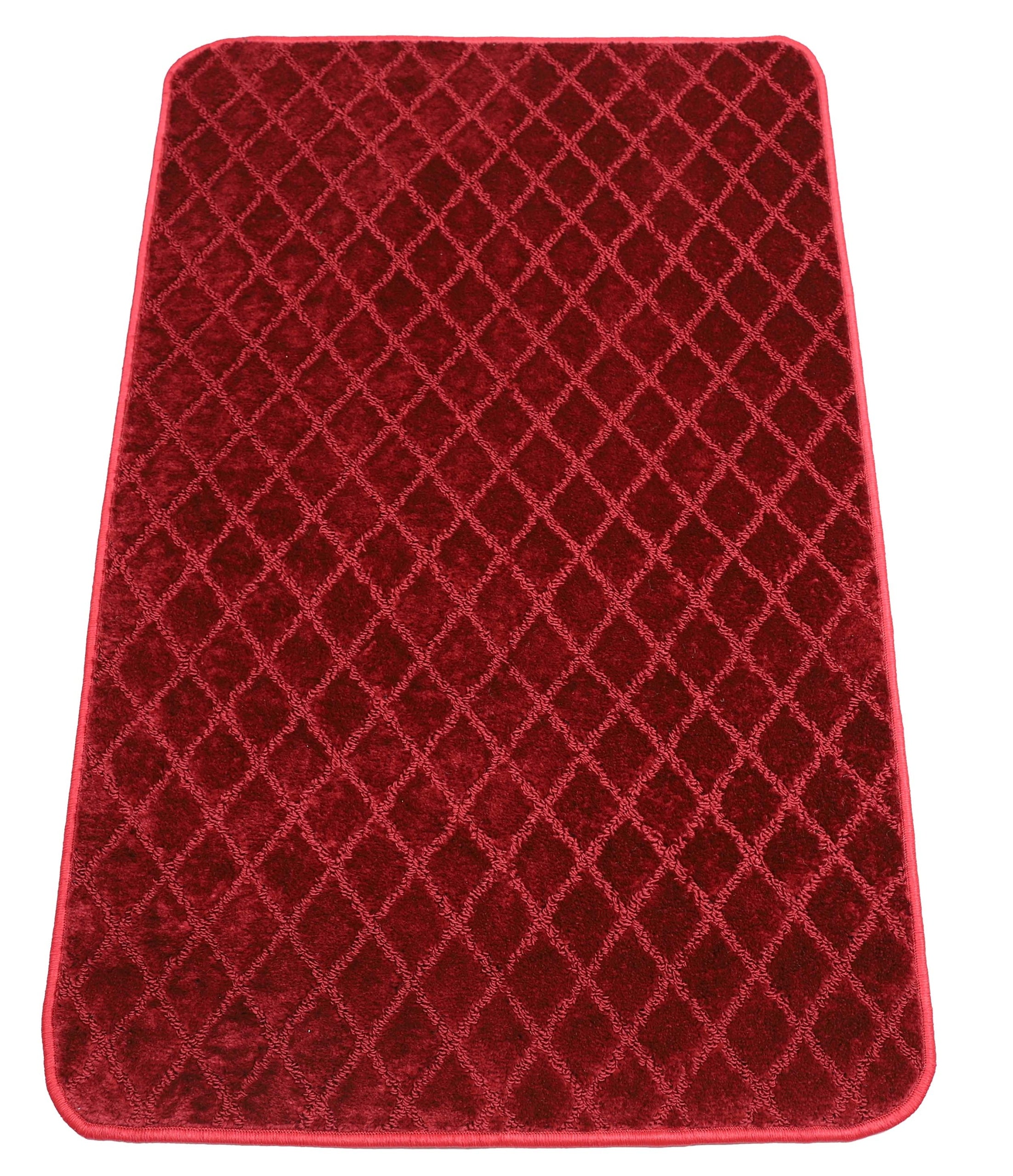 BATHROOM RUG NON-SLIP CUT ELEGANT BURGUNDY 80X120 cm EAN (GTIN) 5906058207208