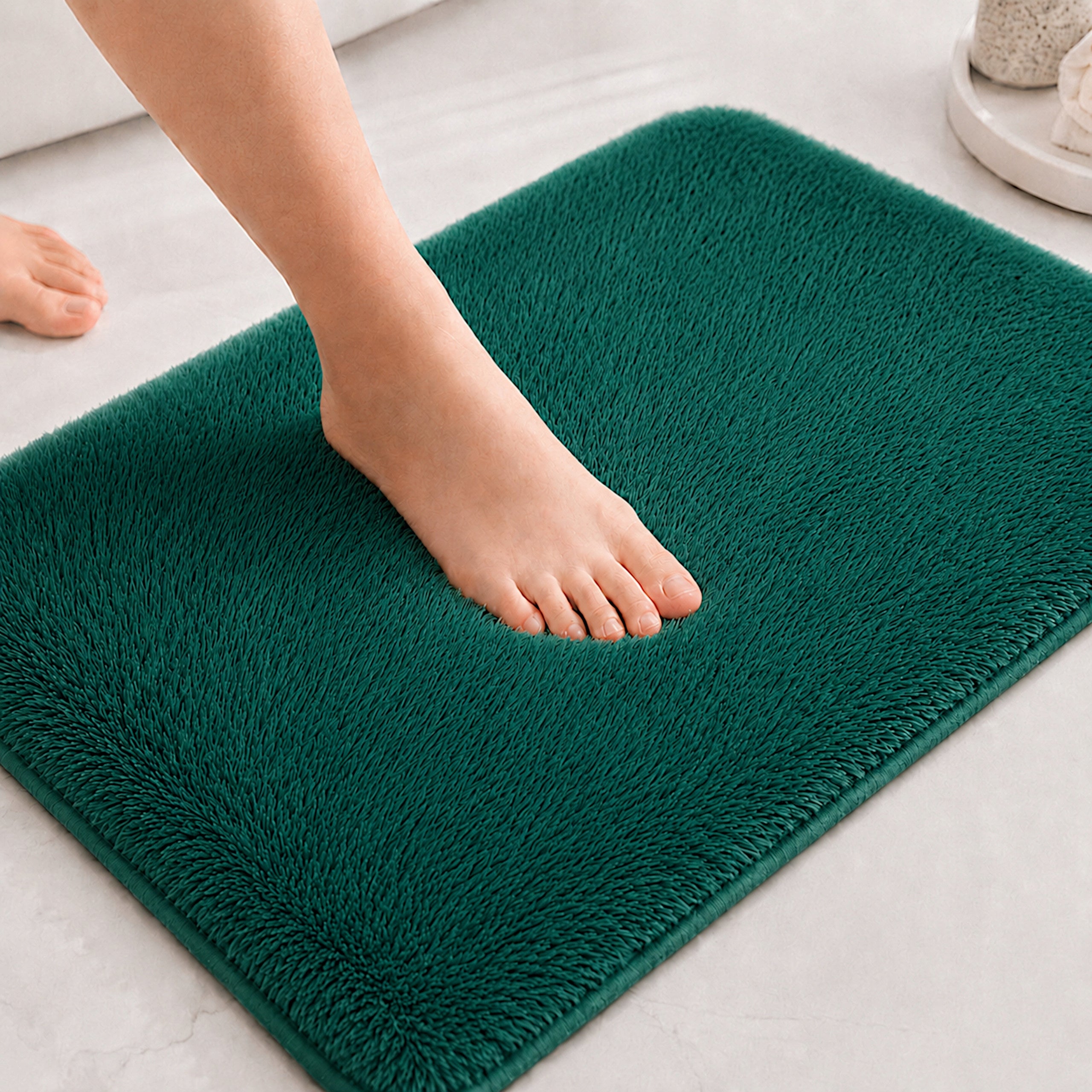 BATHROOM RUG NON-SLIP GREEN LARGE 50X80 QUICK-DRYING SMOOTH Manufacturer code Dywanik Łazienkowy antypoślizgowy beżowy