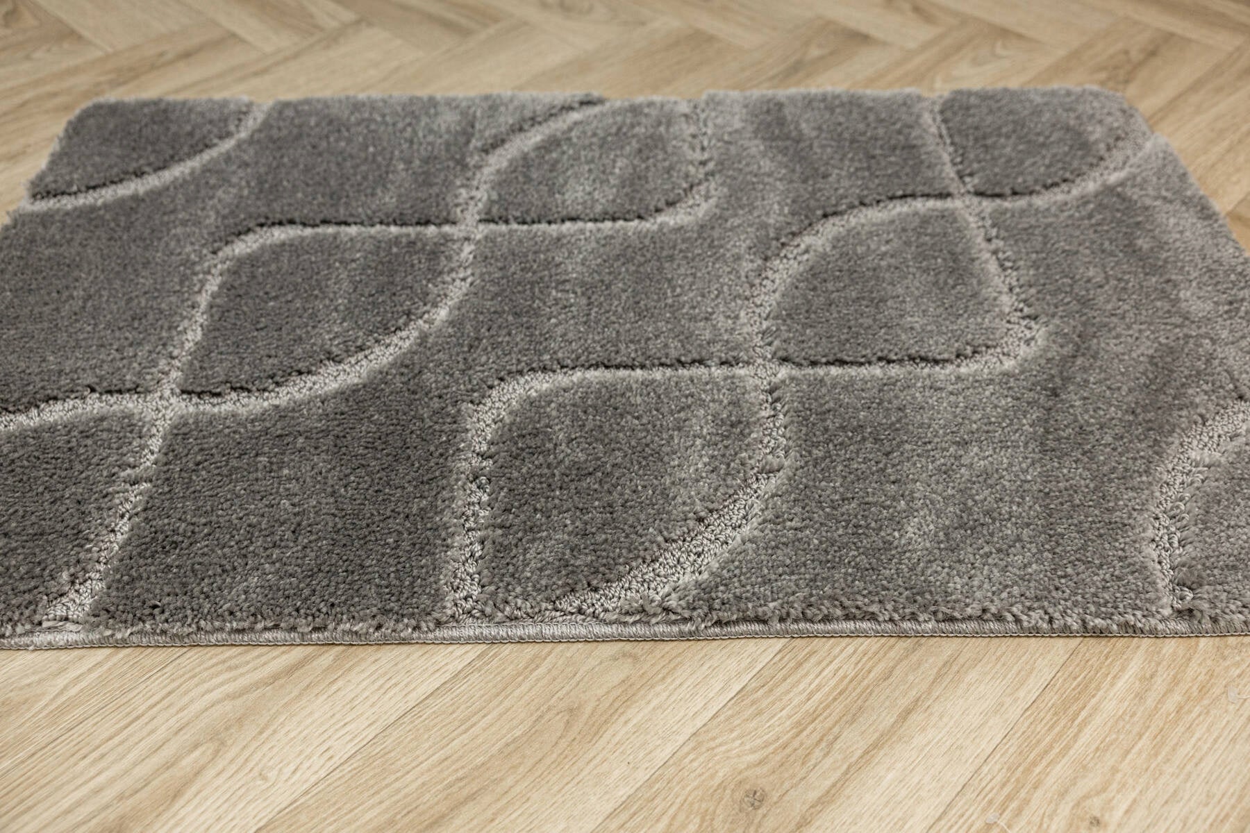 BATHROOM RUG NON-SLIP GREY SOFT LAUNDRY MAT 60x100 cm Manufacturer code ivona grey