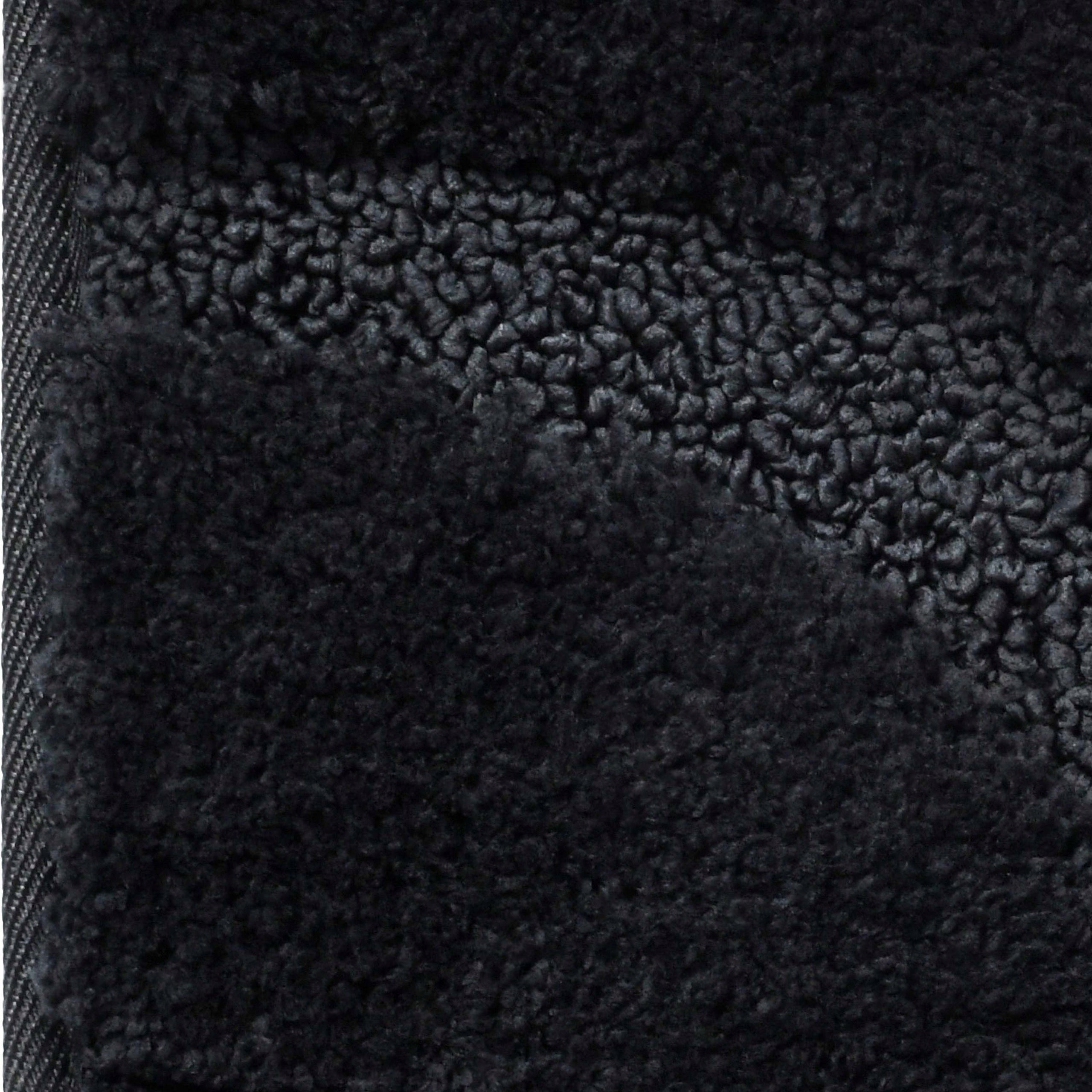 BATHROOM RUG NON-SLIP MICROFIBER 40x60 BLACK SOFT MAT Product width 60 cm