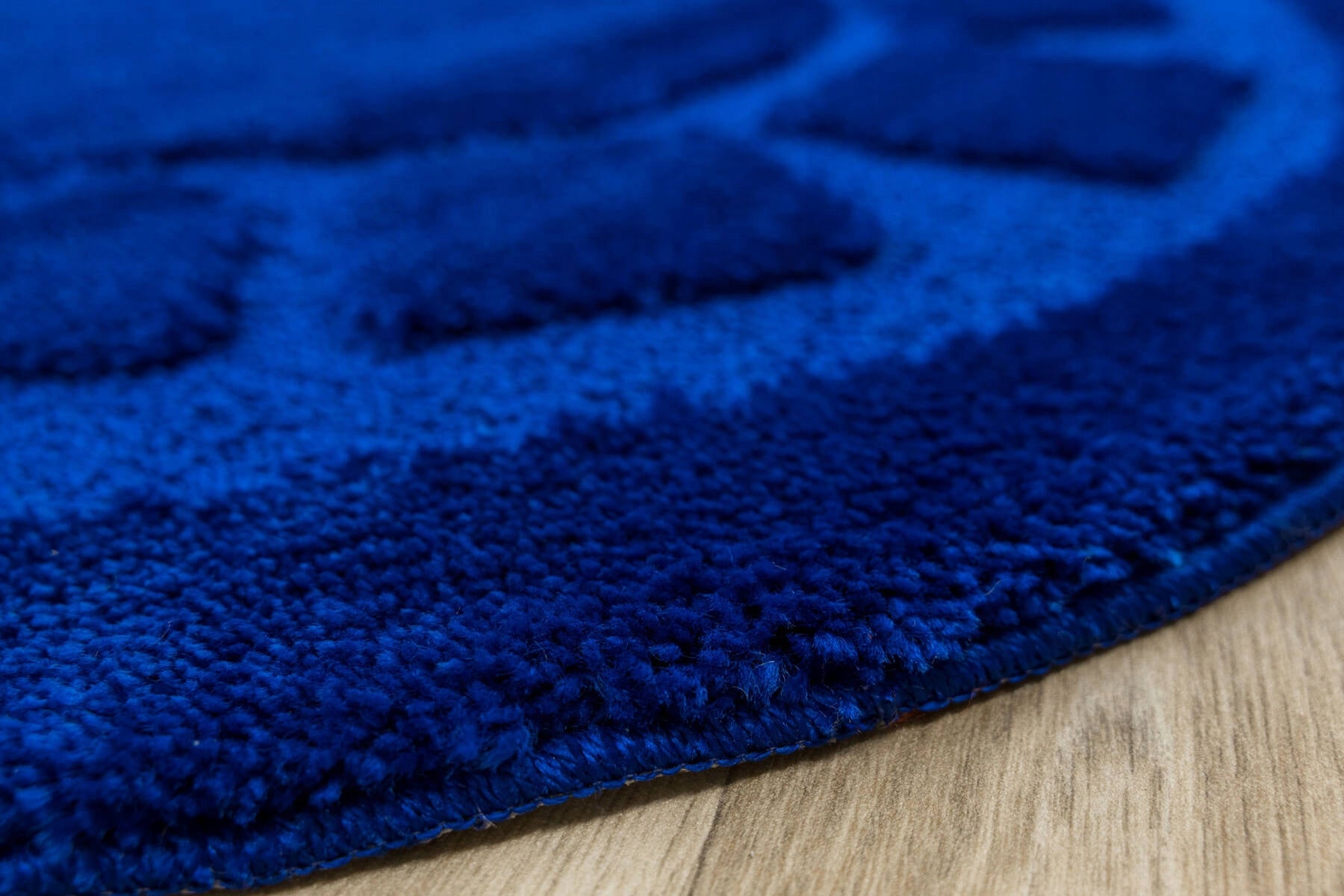 BATHROOM RUG NON-SLIP ROUND CIRCLE BLUE OCEAN D. 100 cm Shape circle
