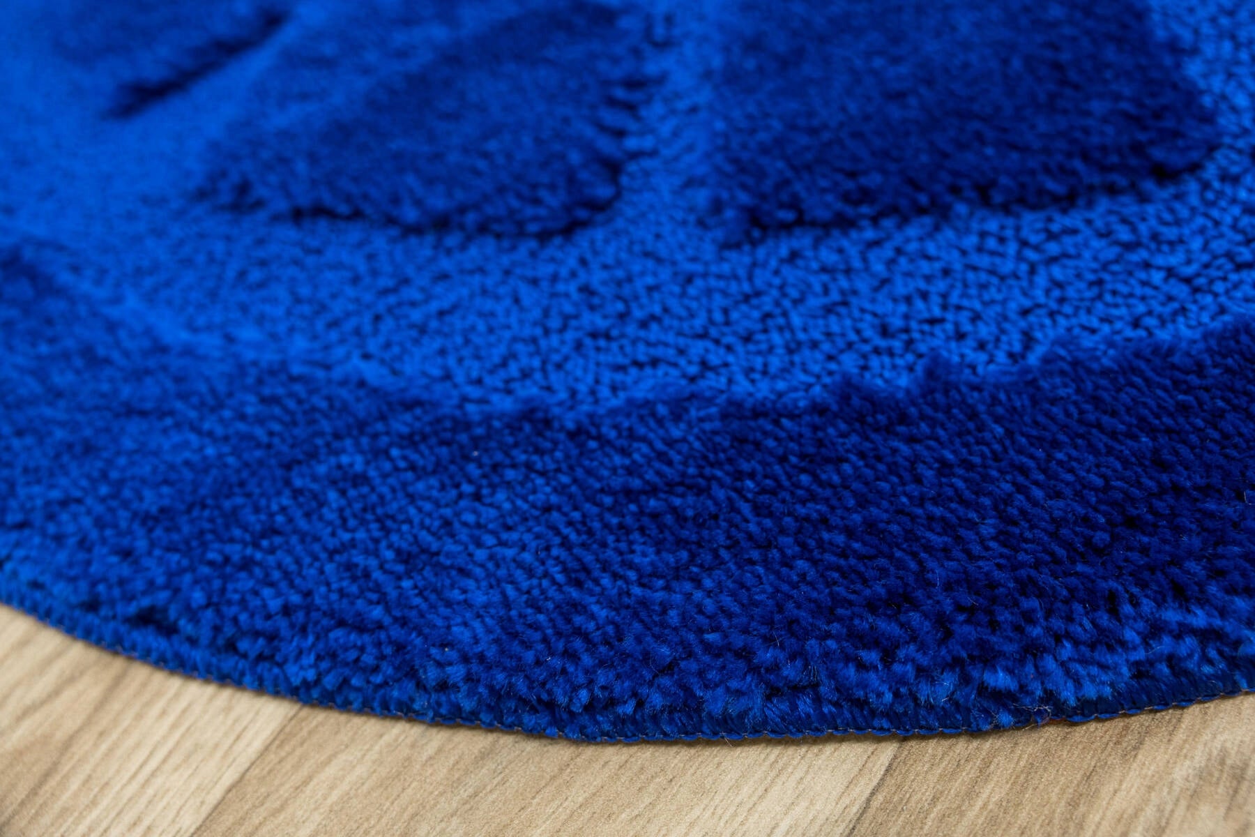 BATHROOM RUG NON-SLIP ROUND CIRCLE BLUE OCEAN D. 100 cm Thickness 25 mm