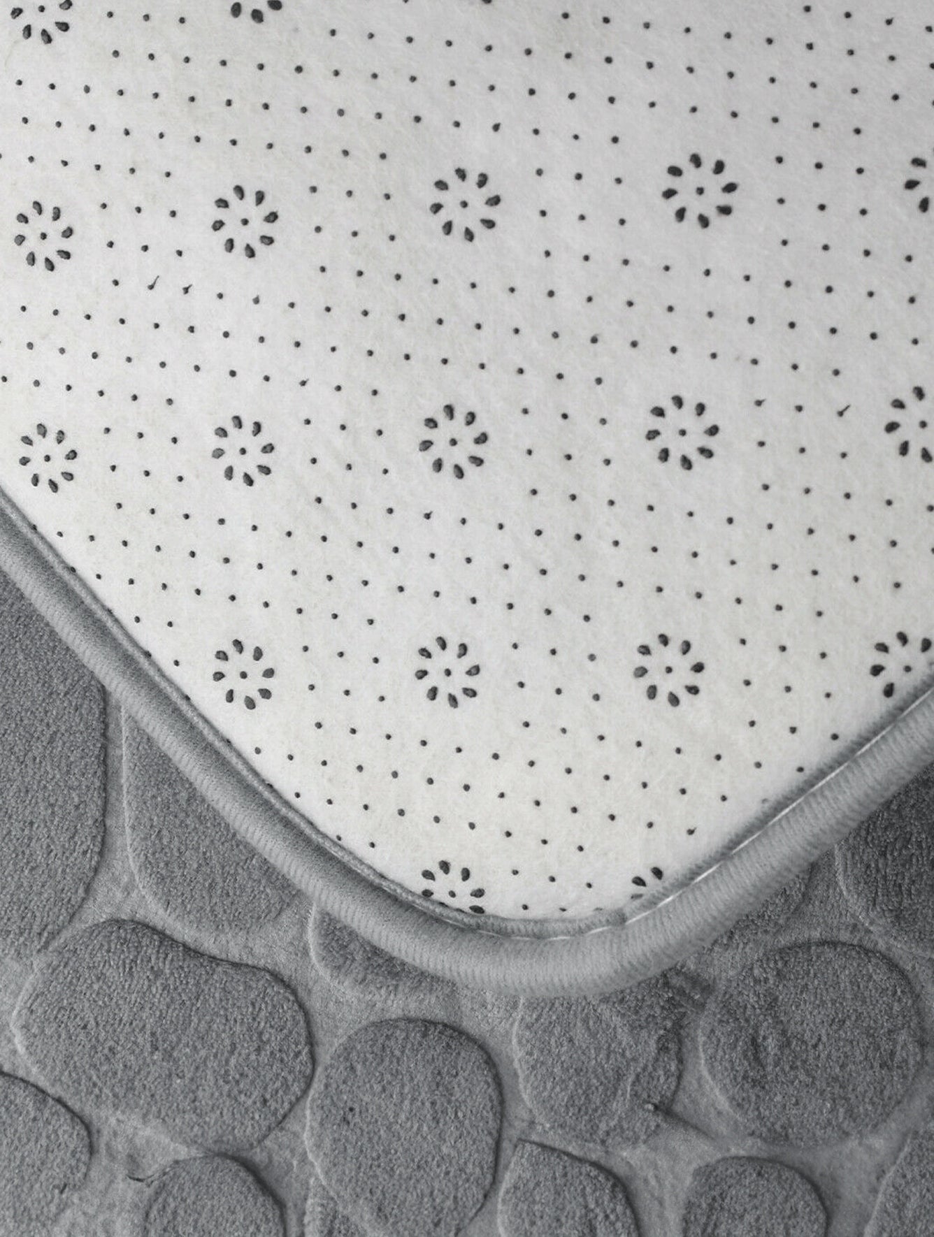 BATHROOM RUG NON-SLIP SOFT MAT GREY ABSORBENT 50 x 80 Manufacturer code HA7274