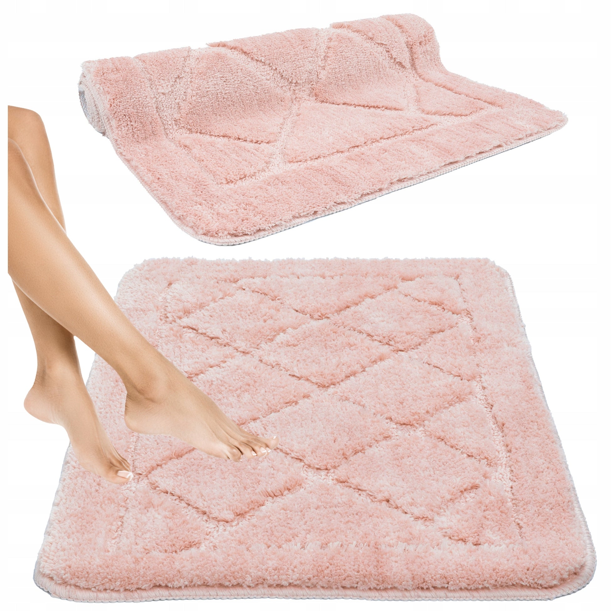 BATHROOM RUG NON-SLIP WASHABLE SOFT ABSORBENT MAT 40x60cm EAN (GTIN) 5904024203179