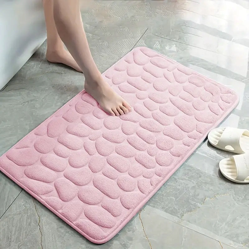 BATHROOM RUG PINK NON-SLIP 1 PC SOFT CAN BE WASHED 80X50 CM EAN (GTIN) 5906970840866