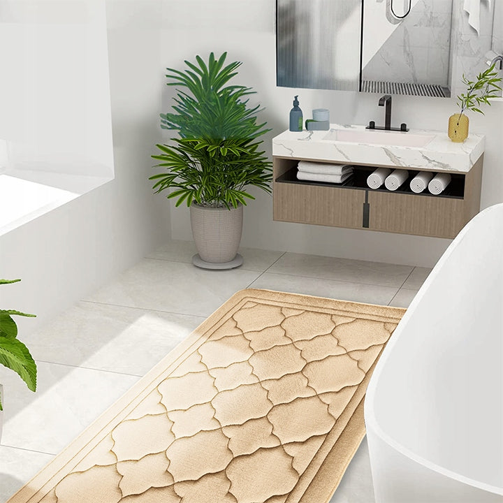 BATHROOM RUG QUICK-DRYING MAT 50 X 80 CM NON-SLIP SOFT LARGE Manufacturer code MAROKO