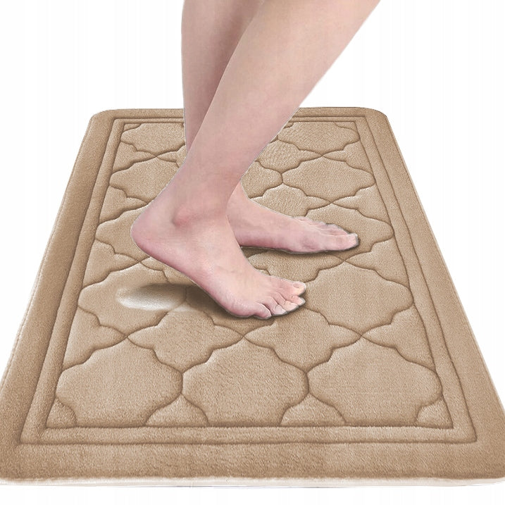 BATHROOM RUG QUICK-DRYING MAT 50 X 80 CM NON-SLIP SOFT LARGE
