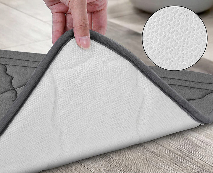 BATHROOM RUG QUICK-DRYING MAT 50X80 NON-SLIP SOFT MICROFIBER Thickness 15 mm