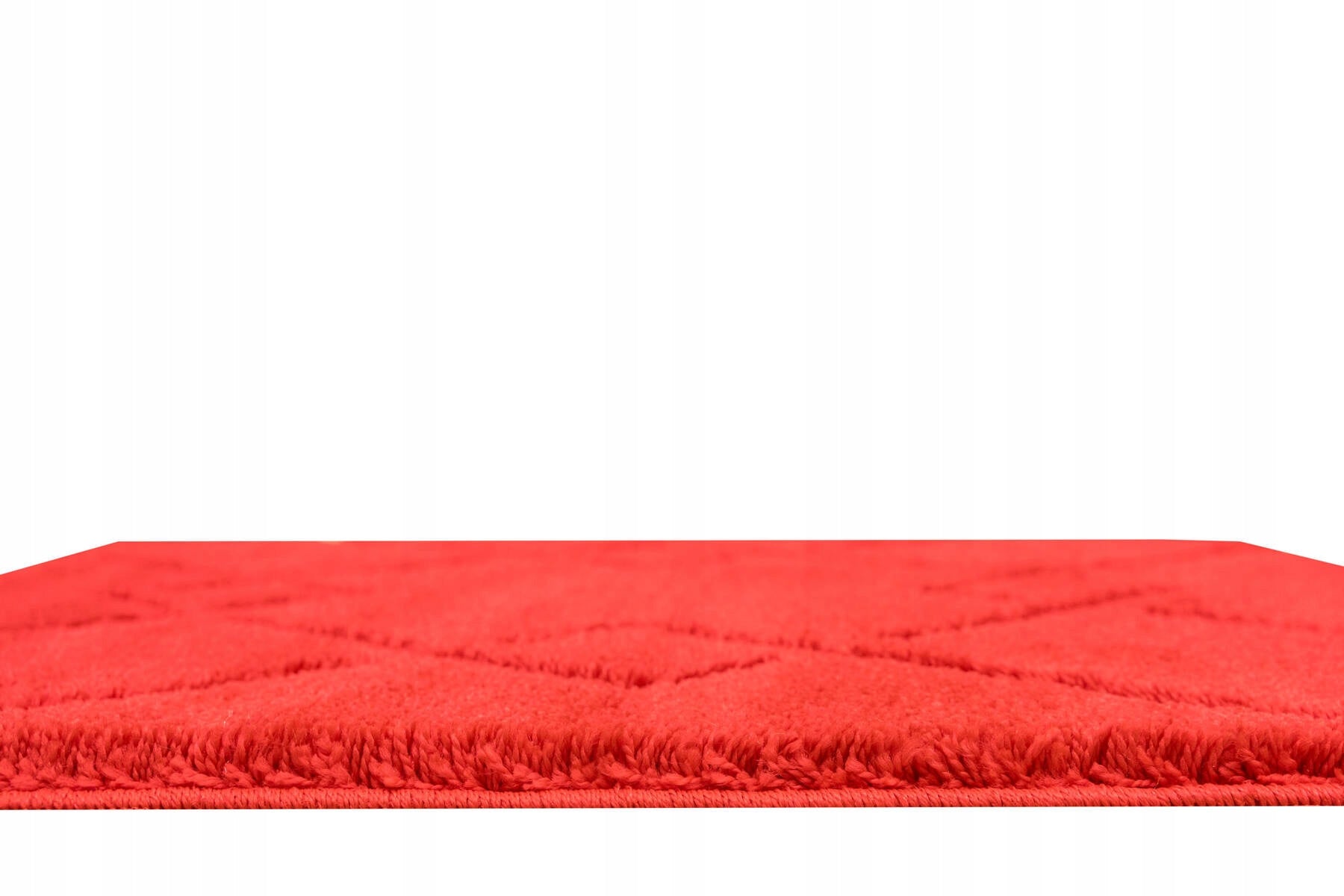 BATHROOM RUG RED NON-SLIP DIAMOND MAT MORENO 50x80 cm Shape rectangle