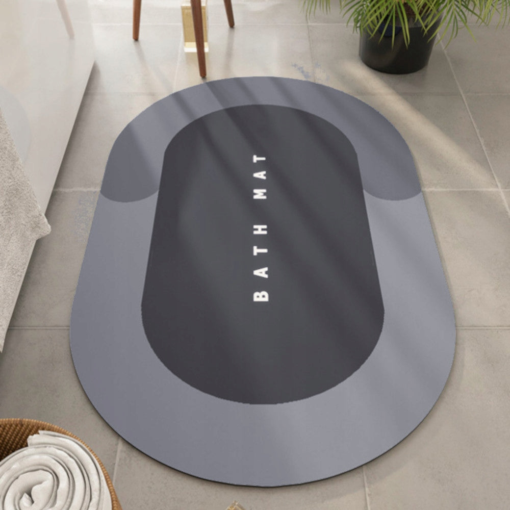 BATHROOM RUG ROUND QUICK DRYING 40x60 FOAM BATHROOM MAT Thickness 5 mm