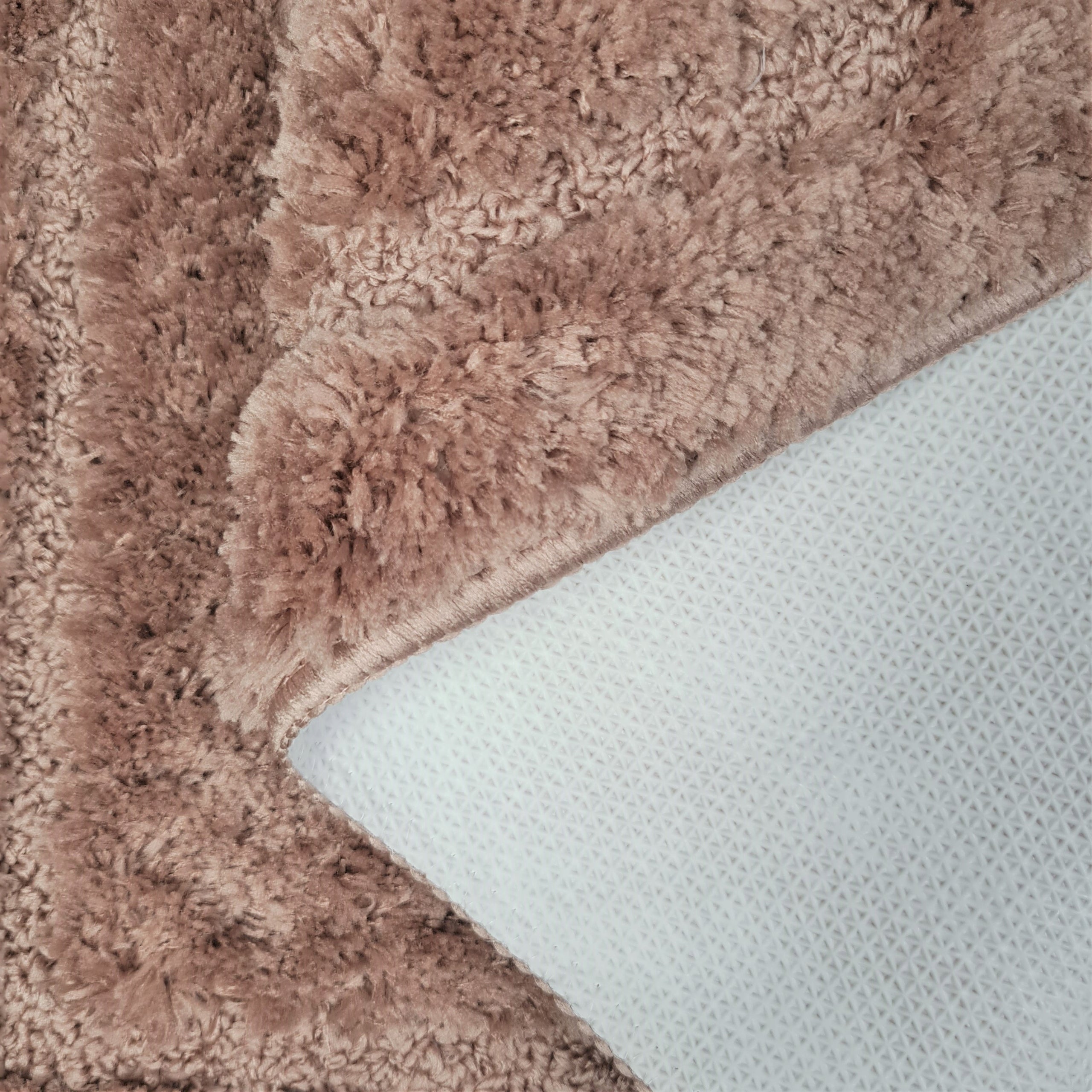 BATHROOM RUG SET 2pcs BROWN BATHROOM RUGS RUBBERIZED Product width 50 cm