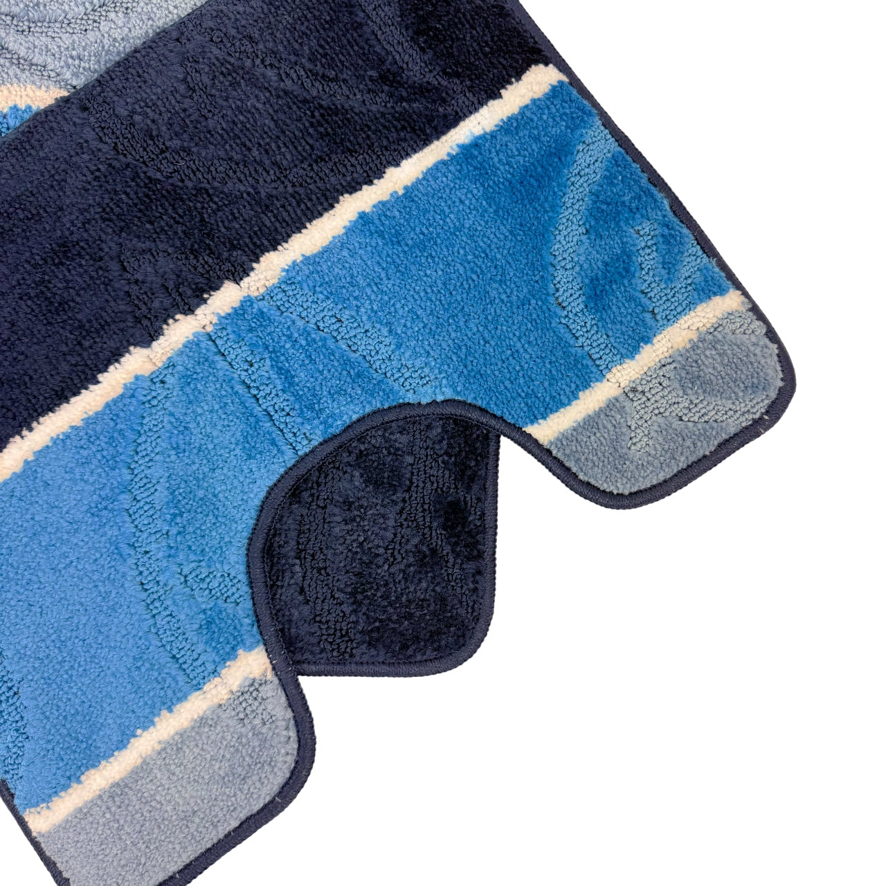 BATHROOM RUG SET NON-SLIP SOFT BLUE 50X80 EAN (GTIN) 5904730472845