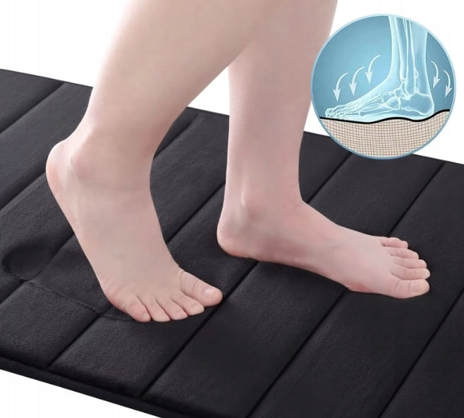 BATHROOM RUG SHOWER MAT BATHTUB SOFT BLACK 40X60 Manufacturer code MATA ŁAZIENKOWA DYWANIK POD PRYSZNIC WANNĘ