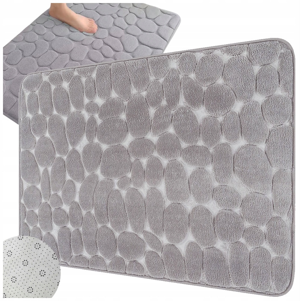 BATHROOM RUG SOFT ABSORBENT NON SLIP LARGE 80X50 FOR SHOWER