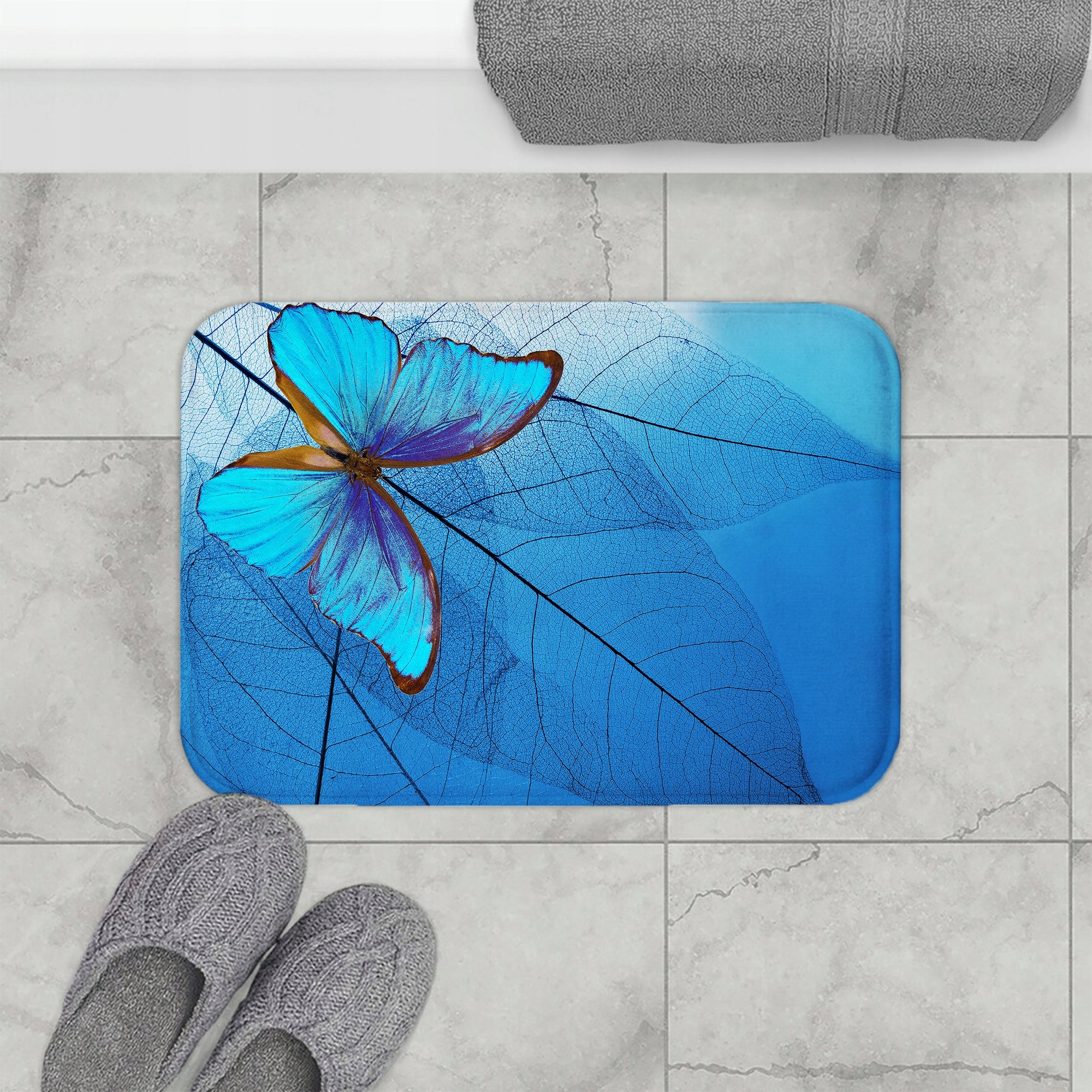 BATHROOM RUG | WATERPROOF QUICK-DRYING SOFT FASHIONABLE NON-SLIP Length 60 cm