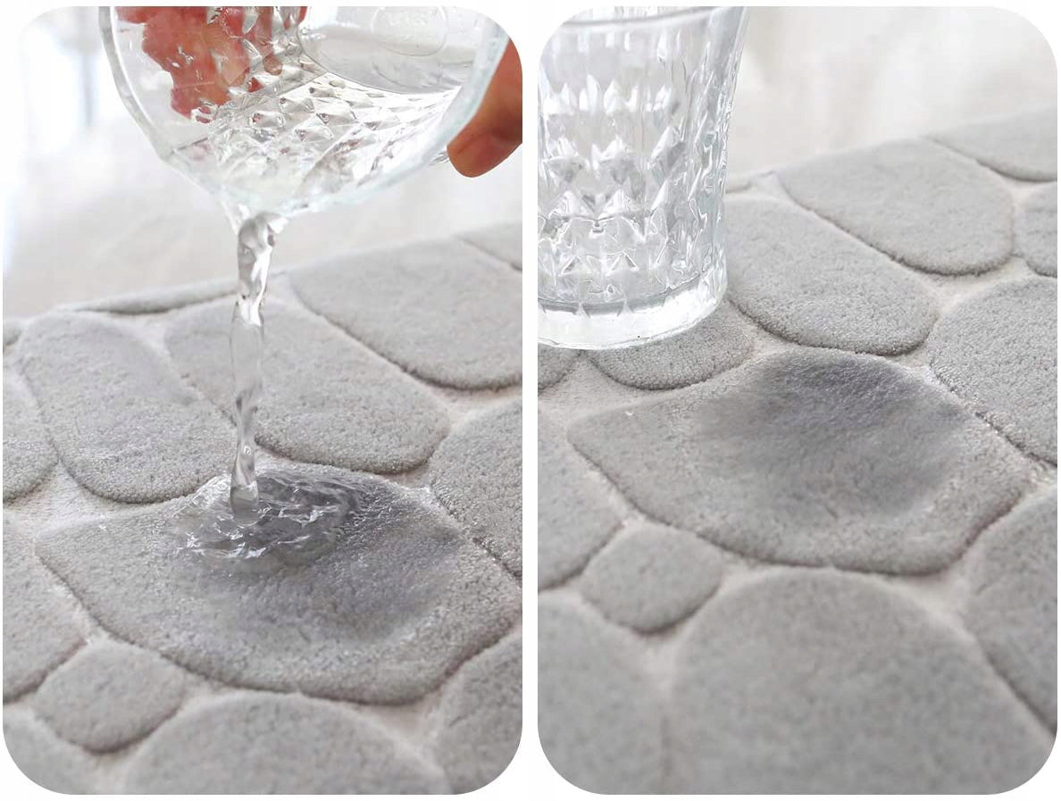 BATHROOM RUG XXL 80X50 GREY NON-SLIP QUICK-DRYING 4 LAYERS Manufacturer code 6002213