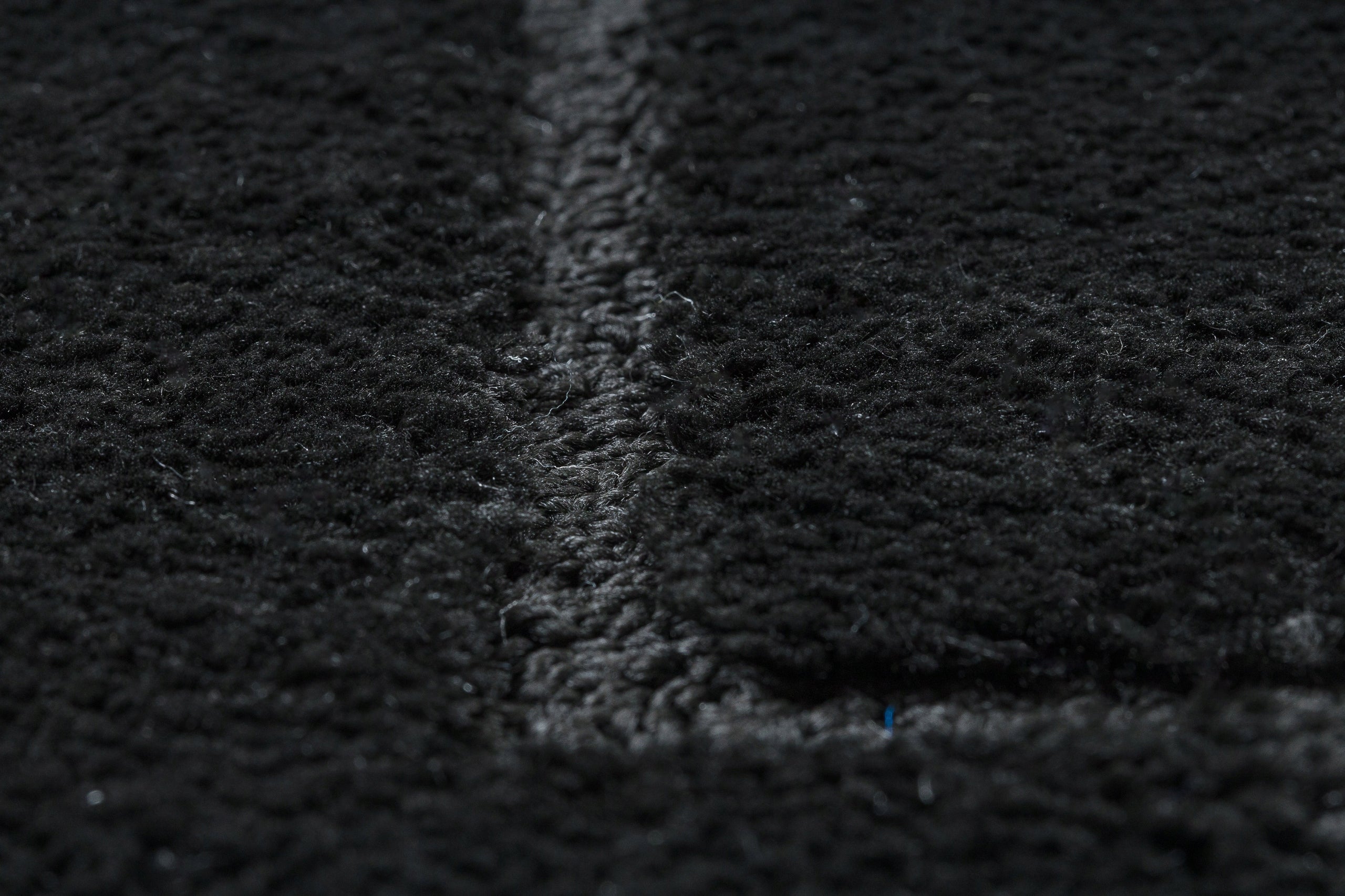 BATHROOM RUG circle 50 cm LINES BLACK NON-SLIP SOFT #KPL277 Shape circle