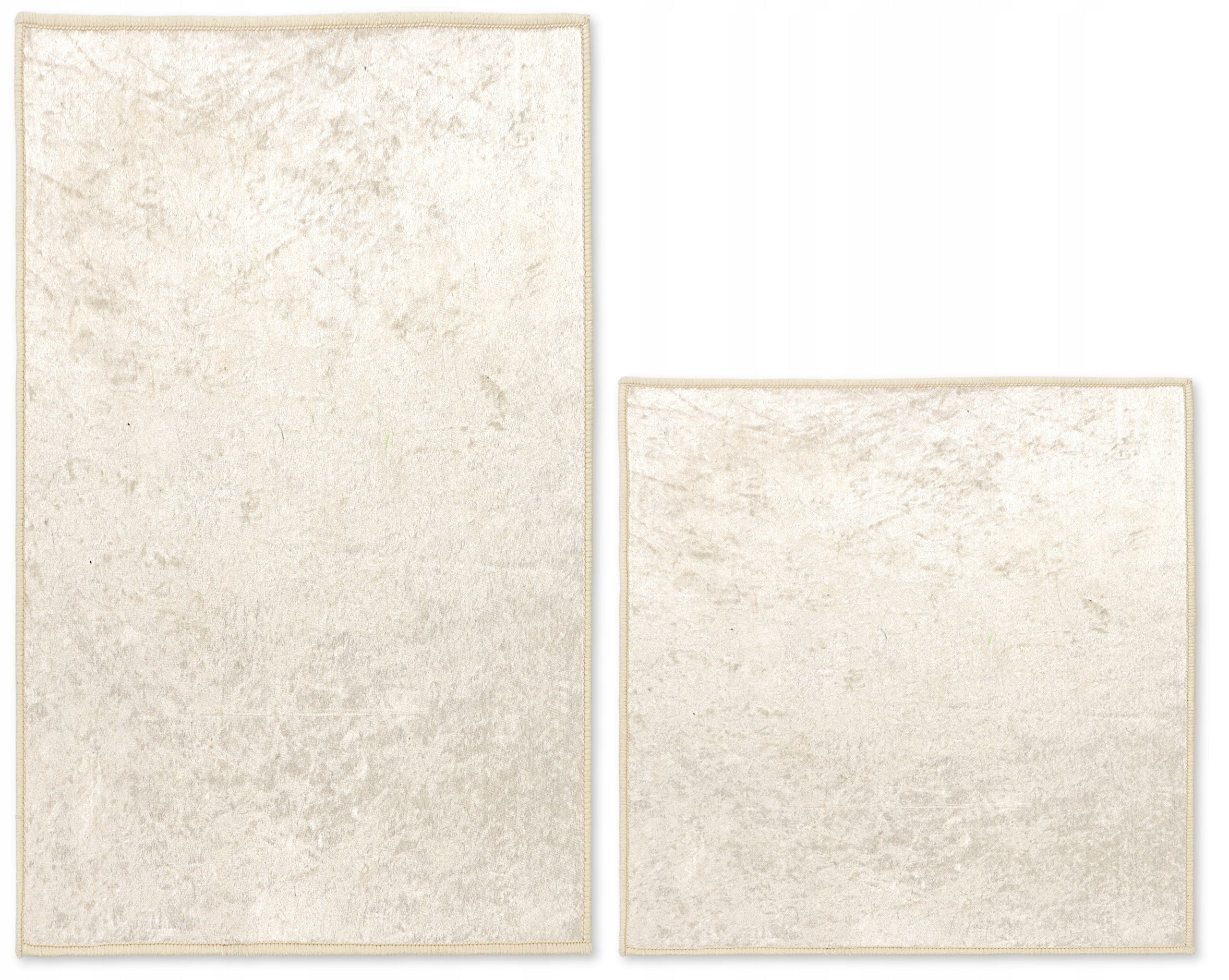 BATHROOM RUGS NON-SLIP SET 2 PART SMOOTH 50X80 BEIGE Packaging status original