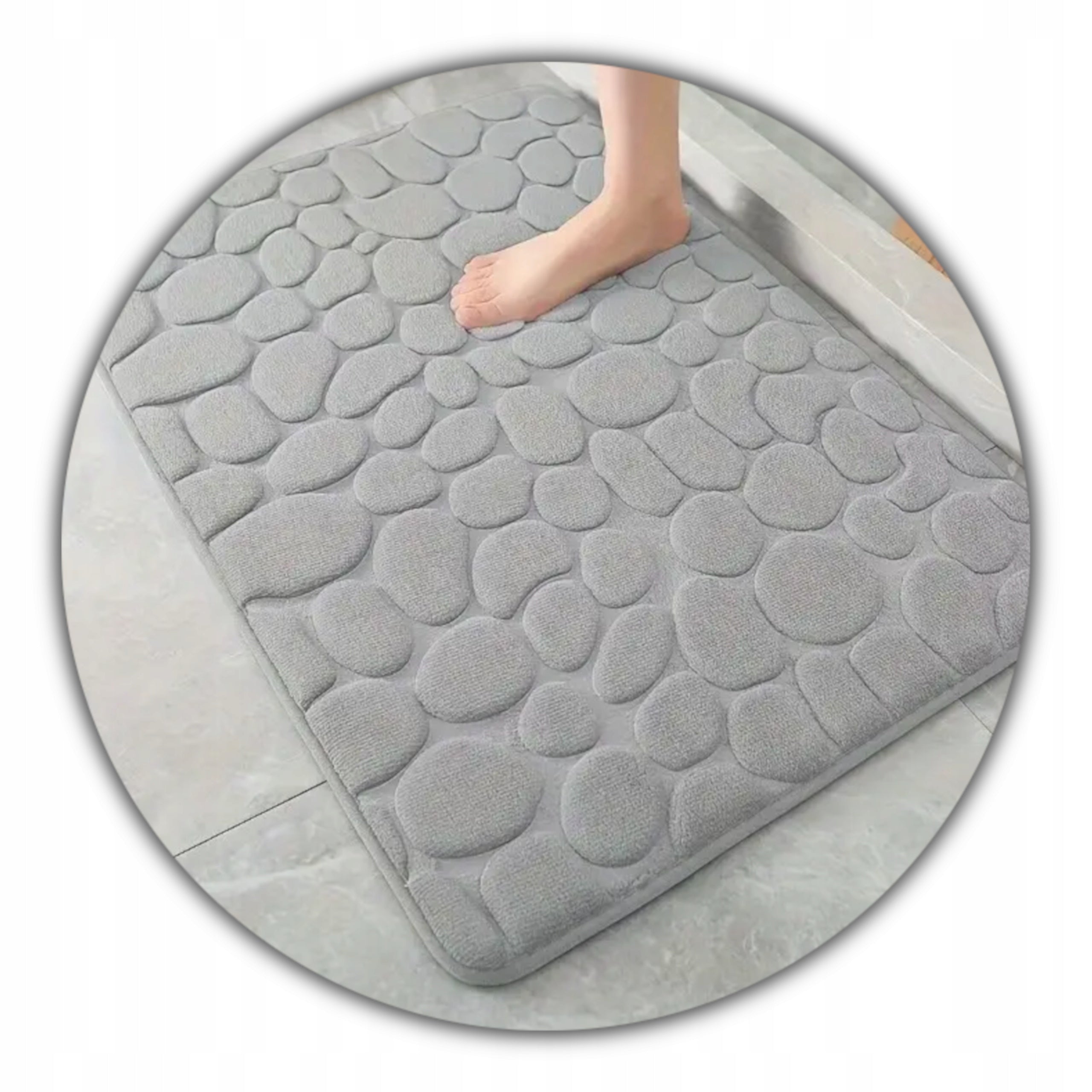 BATHROOM RUGS SOFT SET OF 3 FOR BATHROOM NON-SLIP Length 0 cm