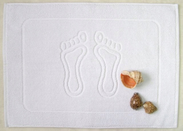 BATHROOM Rug 50x70 HOTEL 100% COTTON Feet Towel Absorbent Mat Packaging status original