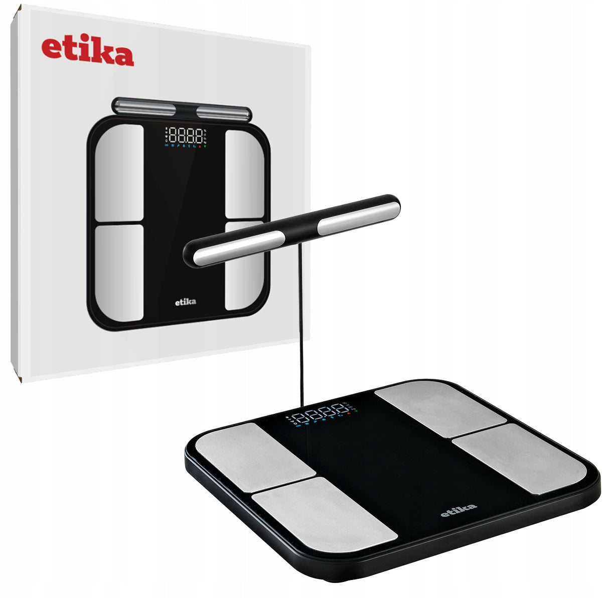 BATHROOM SCALE ANALYTICAL ELECTRONIC FAT MEASUREMENT BMI APPLICATION PL Packaging status original